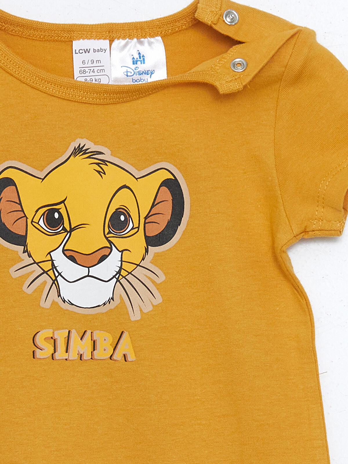 LCW baby Aslan Kral Baskılı Erkek Bebek Tulum - S5DR85Z1-GBW | LC
