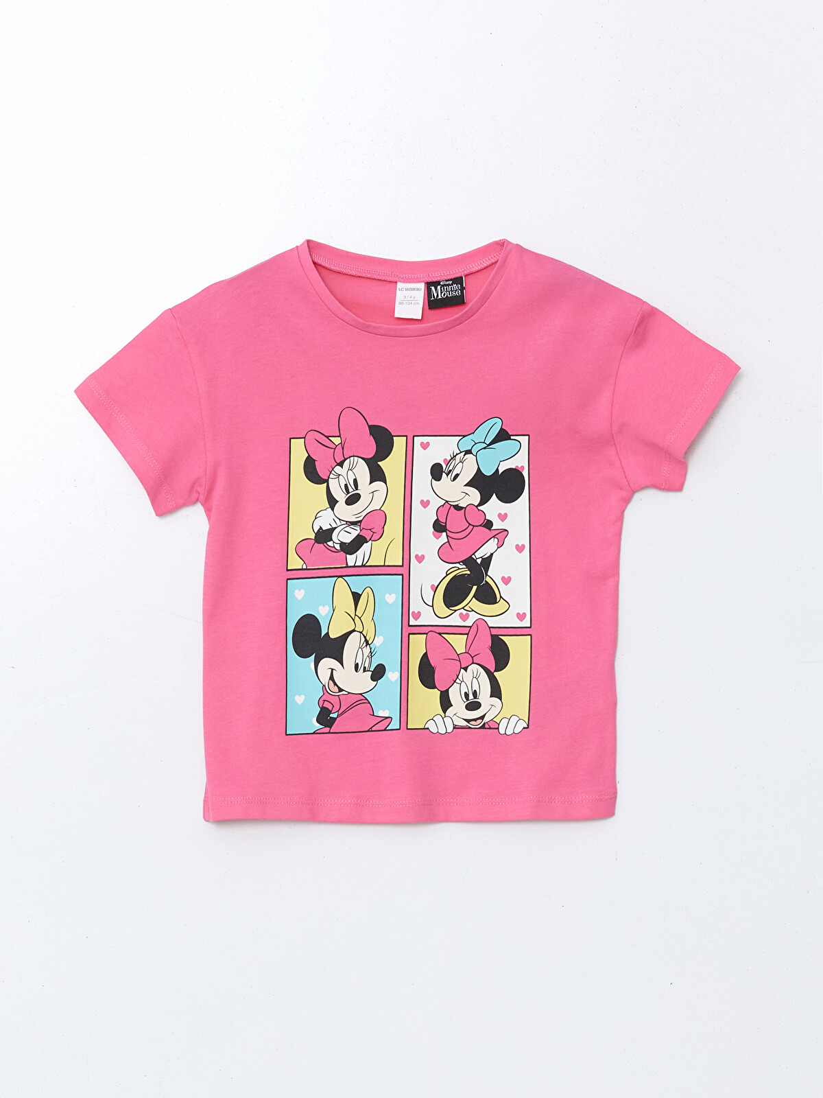 LCW Kids Minnie Mouse Baskılı Kız Çocuk Tişört - S5DY24Z1-GEV | LC