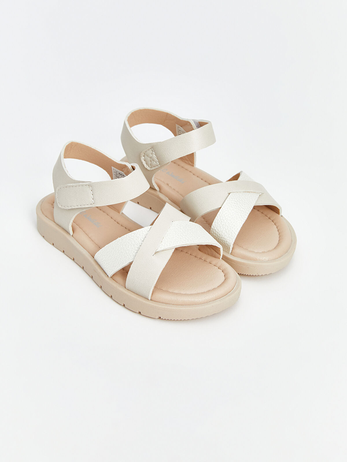 prettynaoppe　2,1 LCW STEPS Leather Look Hook and Loop Baby Girl Sandals