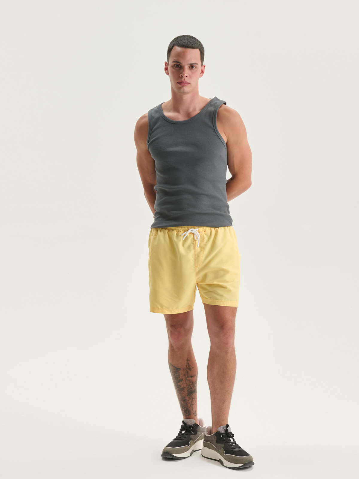 XSIDE Short Length Basic Men's Swimming Shorts - S5EC44Z8-FXD | LC