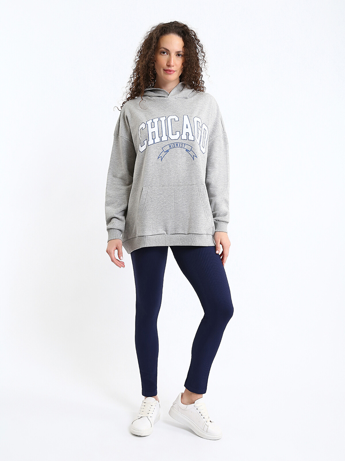 LCWAIKIKI Classic Printed Women's Hoodie - S5EC55Z8-CT3 | LC Waikiki