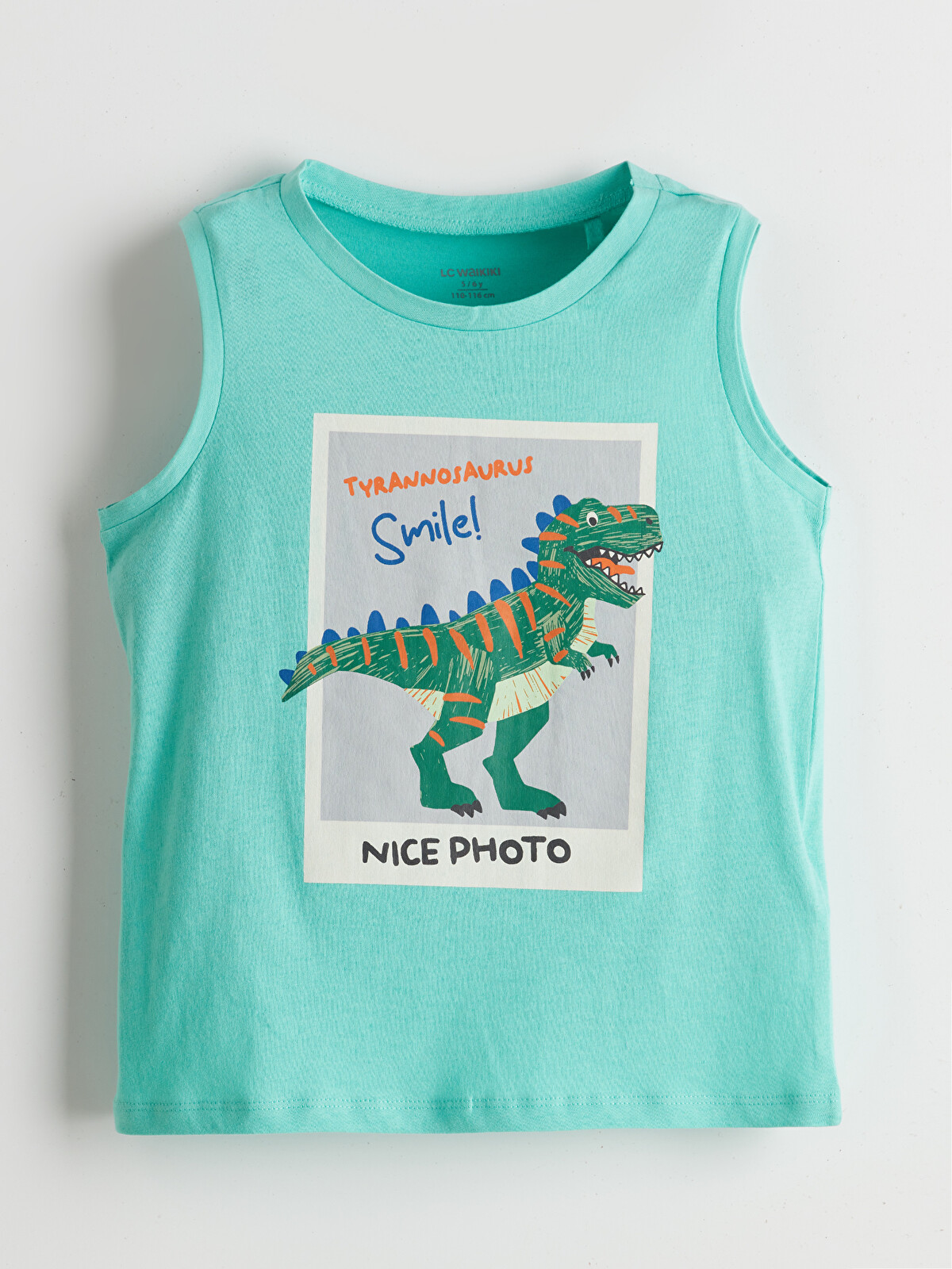 dino13✾14kgf LCW Kids Dinosaur Printed Boys' Tank Top 2-pack - S5EE45Z1-G3E