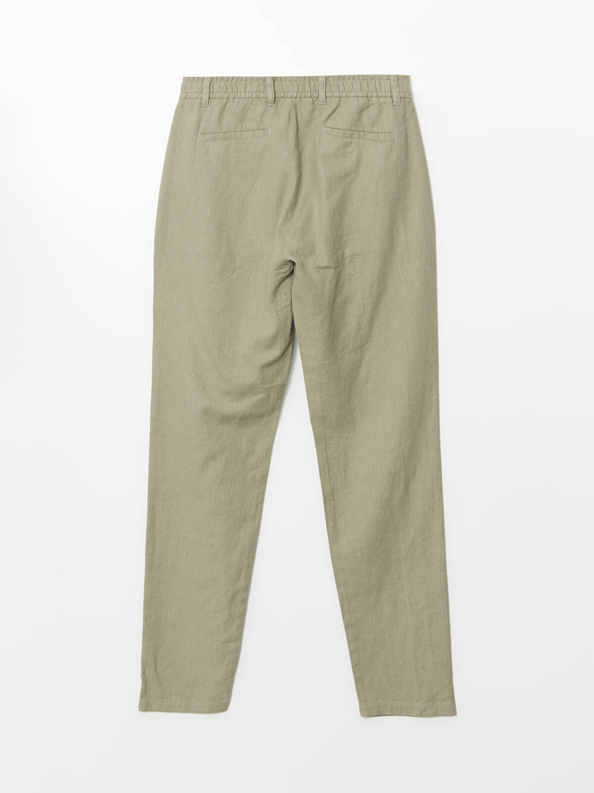 SOUTHBLUE Yeşil Slim Fit Keten Karışımlı Erkek Pantolon - S5EE50Z8