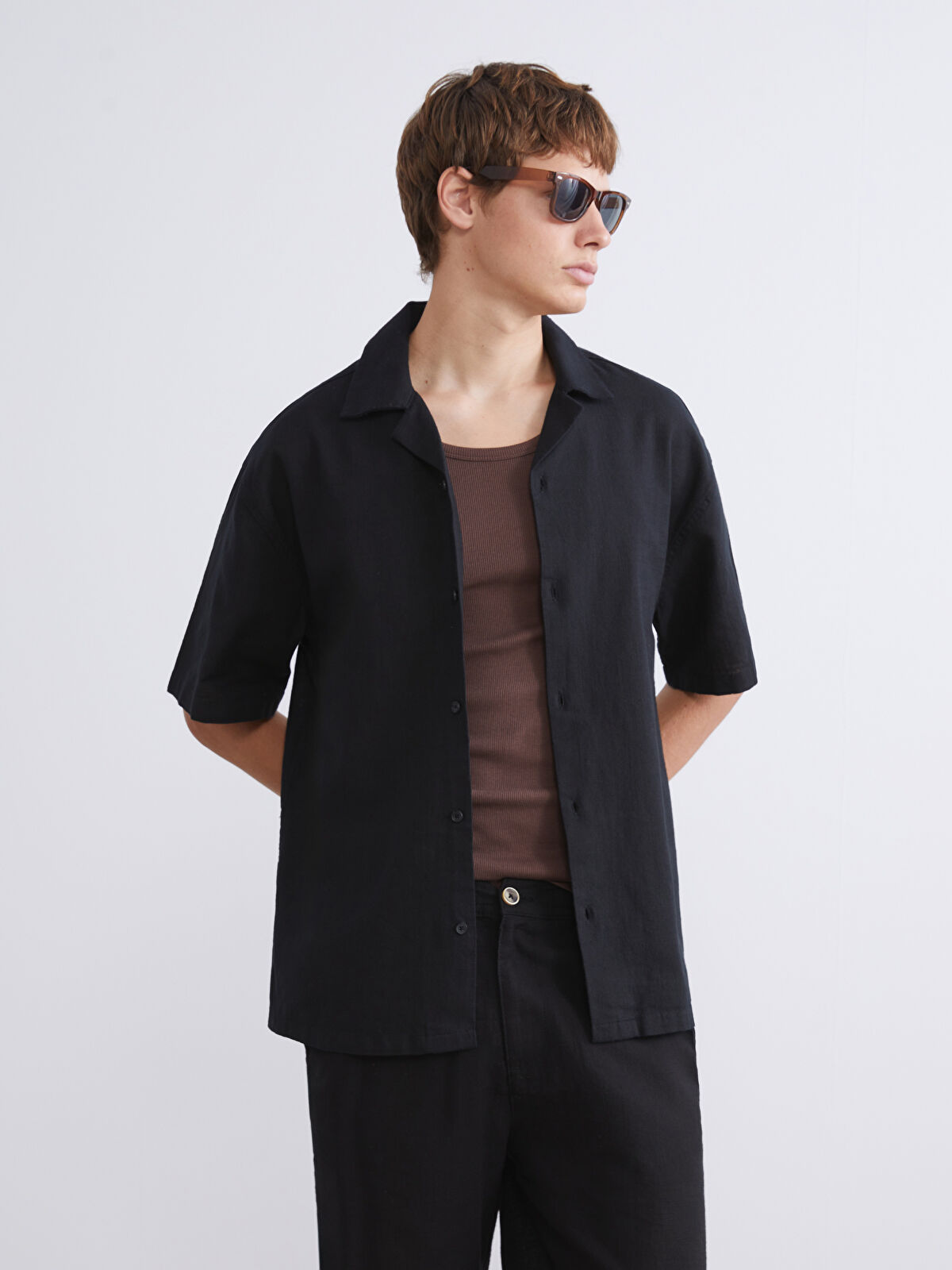 BRIEFING MENS W RUSSEL HIGH NECK 半袖　シャツ BRIEFING MENS W RUSSEL HIGH NECK 半袖 シャツ BRIEFING☆MENS