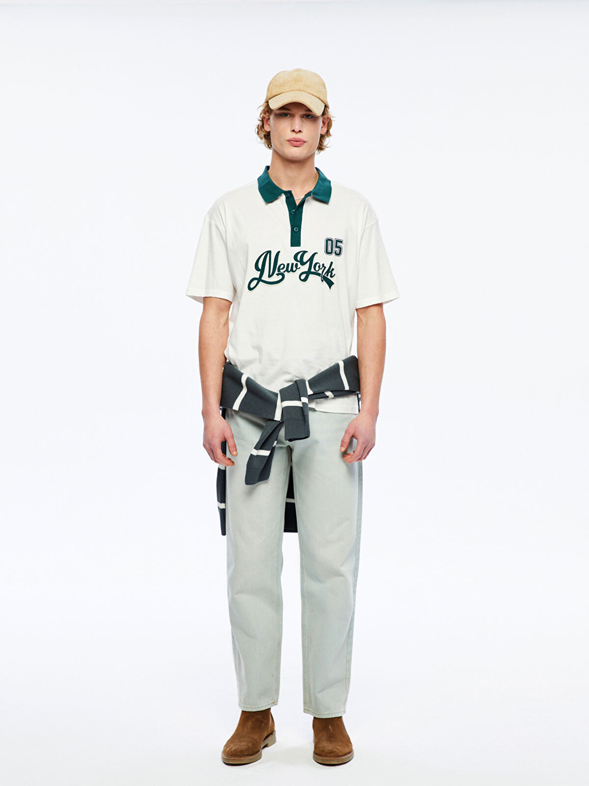 Tシャツ・カットソー GUEST IN RESIDENCE FW25 Polo shirts (W10111WF TAUP) Men's golf shirts, premium polo shirts with elegant sporty style