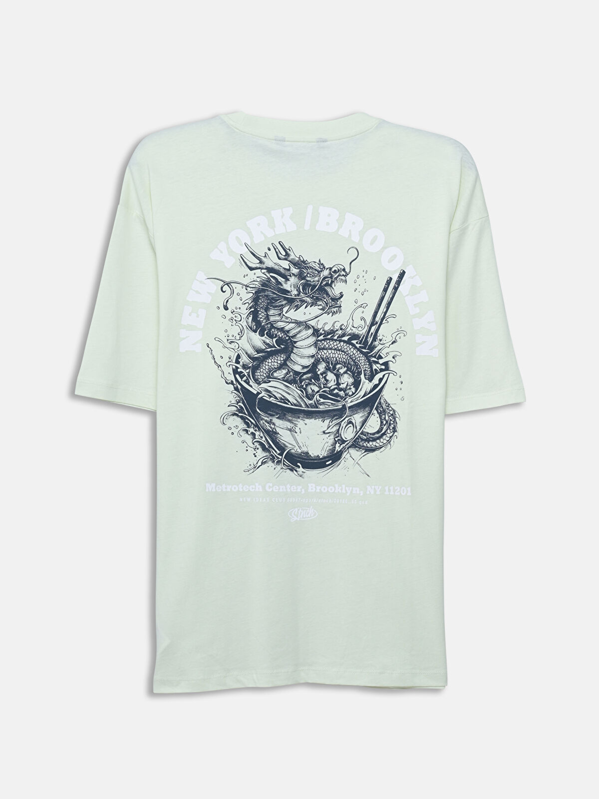 XSIDE Crew Neck Printed Men's T-Shirt -S5EI45Z8-FUB - LC Waikiki