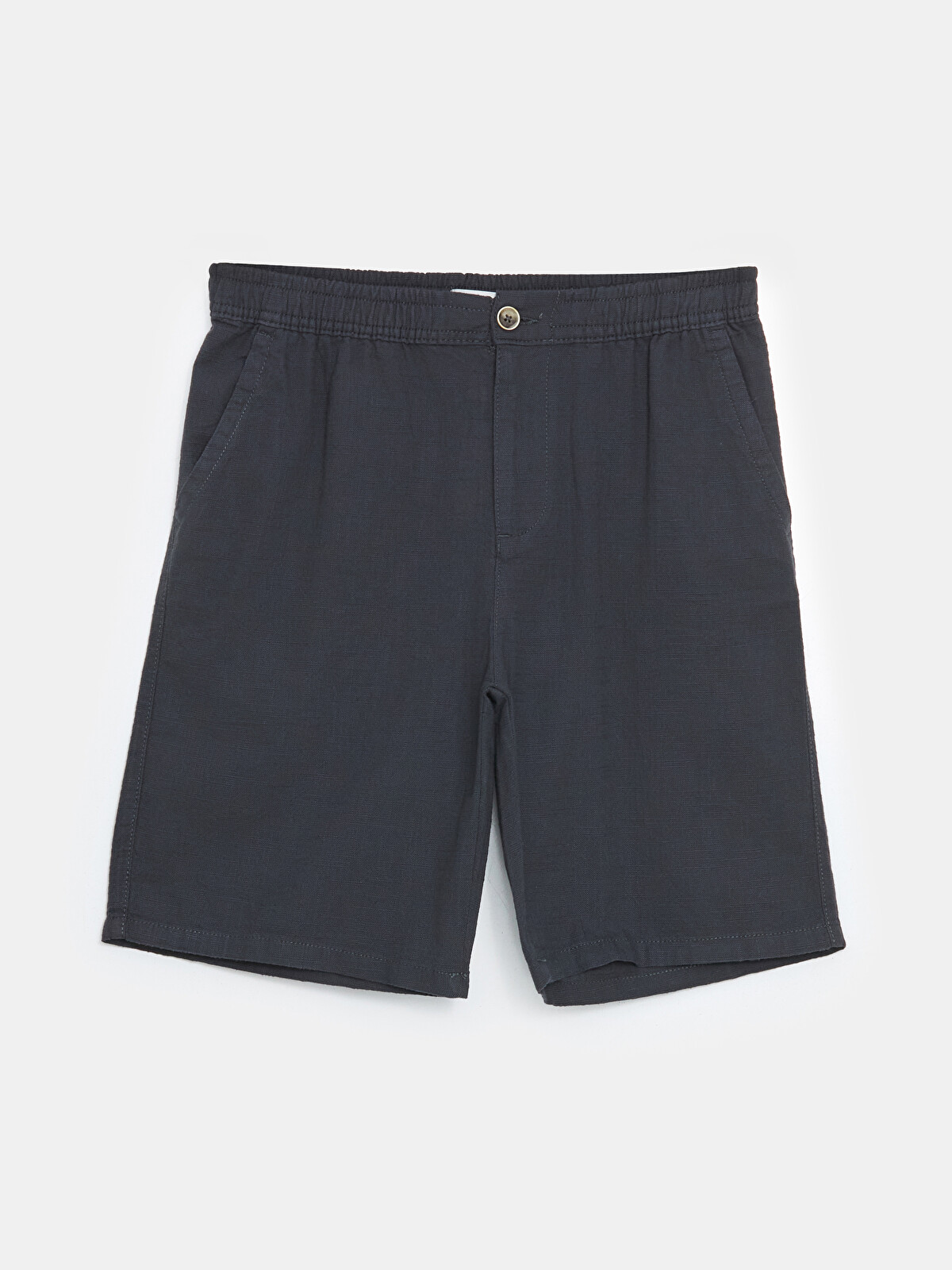 XSIDE Standard Fit Linen-look Men's Bermuda Shorts - S5EK58Z8-HKS