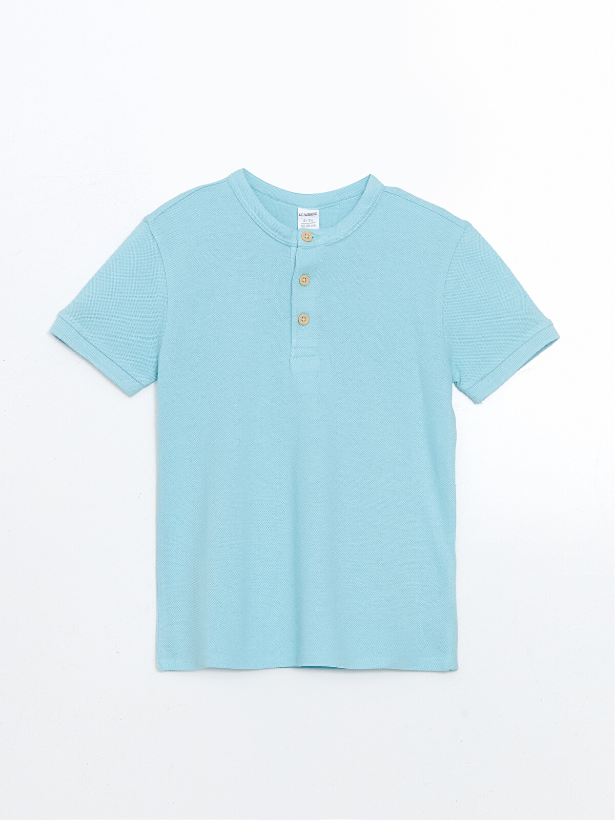 ちぃ LCW Kids Mavi Hakim Yaka Erkek Çocuk Tişört - S5EO18Z1-G8M | LCW