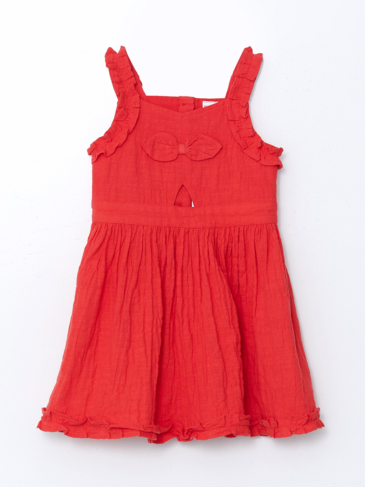 LCW Kids Ribbon Detailed Girls' Dress - S5EP55Z1-GXV | LC Waikiki