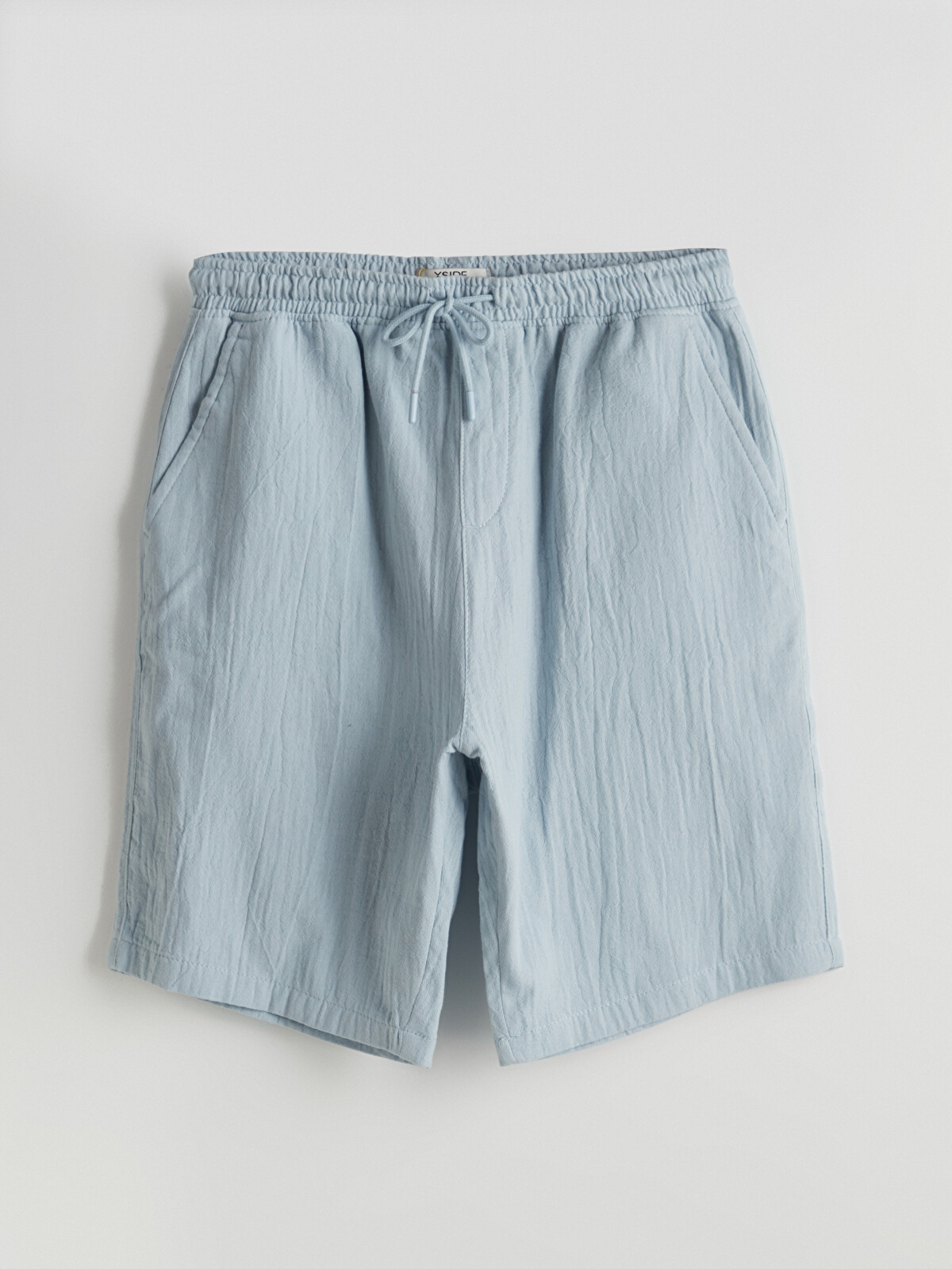 XSIDE Relaxed Fit Men's Muslin Shorts - S5ER30Z8-Z2P | LC Waikiki