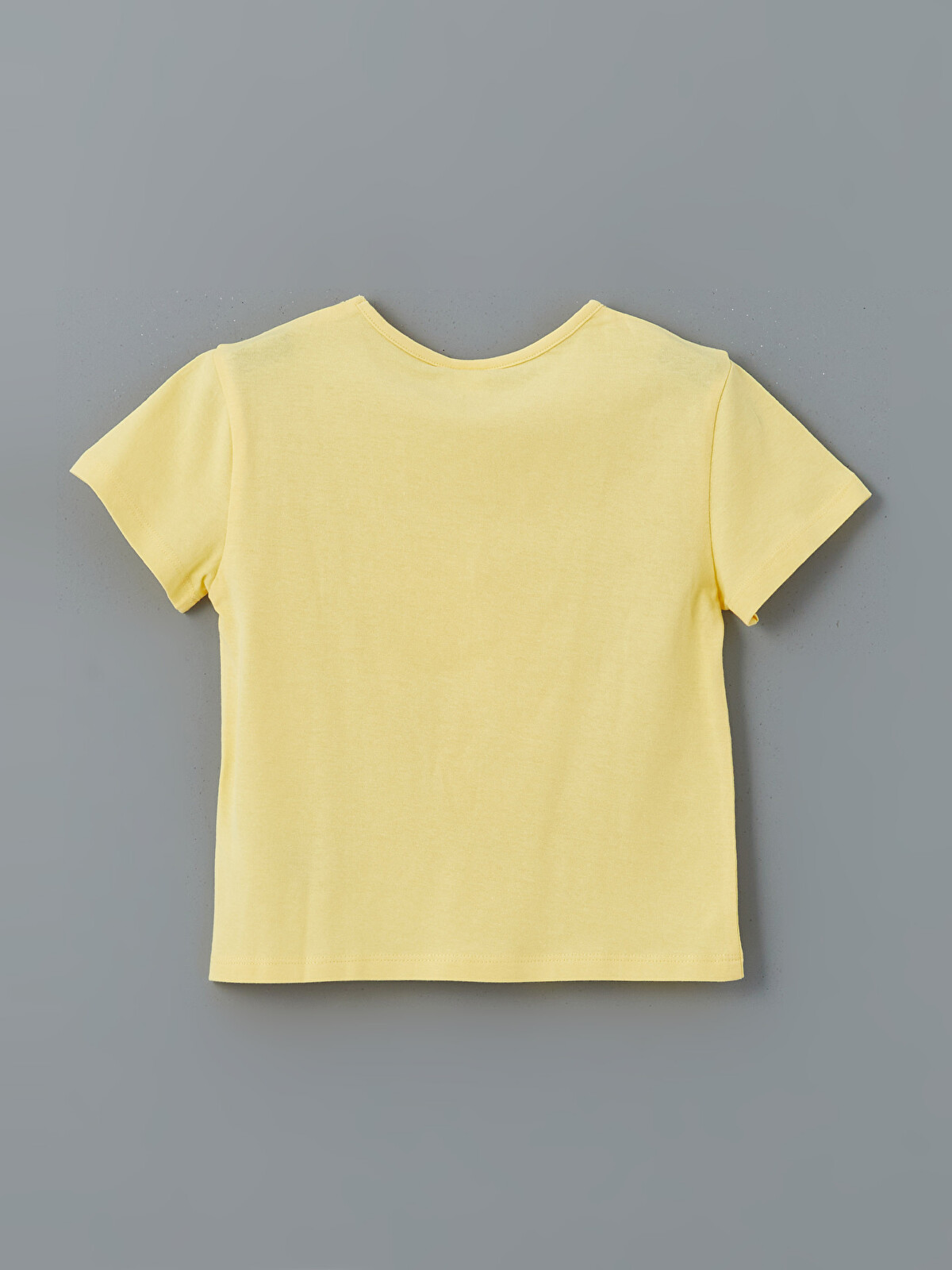 LCW Kids Sarı Bisiklet Yaka Kız Çocuk Tişört - S5EY14Z1-FRN | LCW