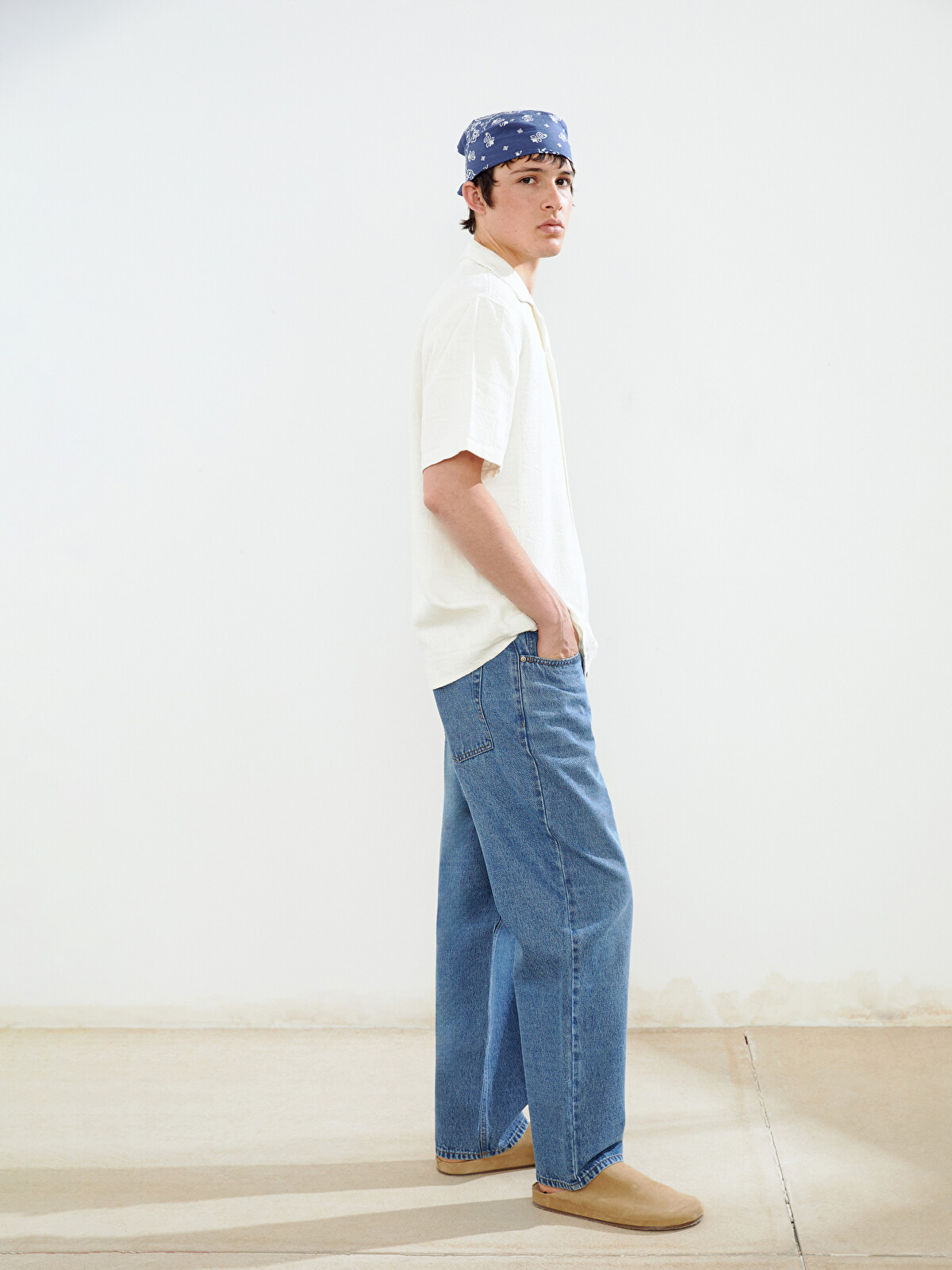 XSIDE Baggy Fit Men's Jeans - S5FC42Z8-H45 | LC Waikiki