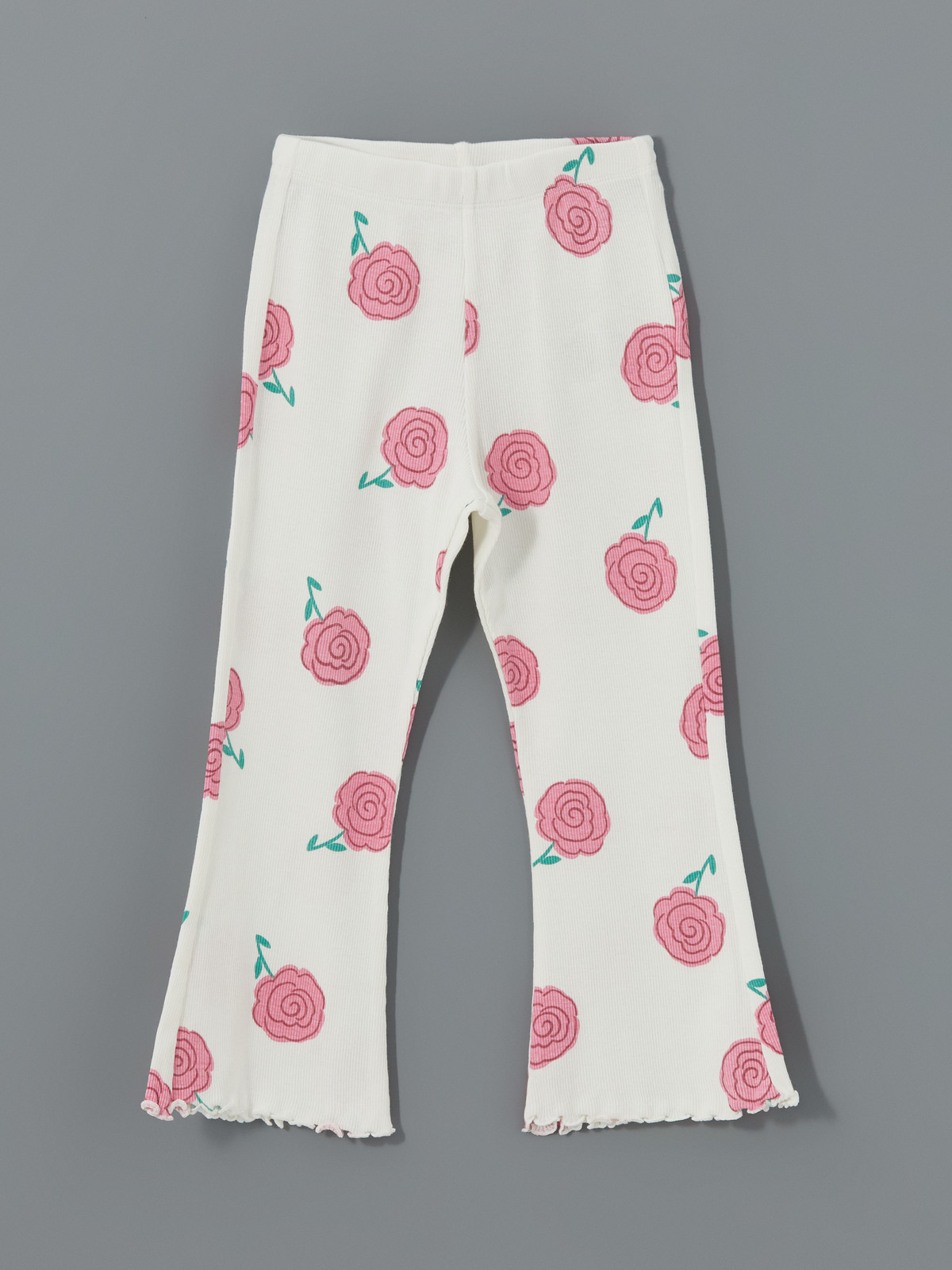 LCW Kids Floral Flared Baby Girls Leggings 2 Pack - S5FD19Z1-FNL