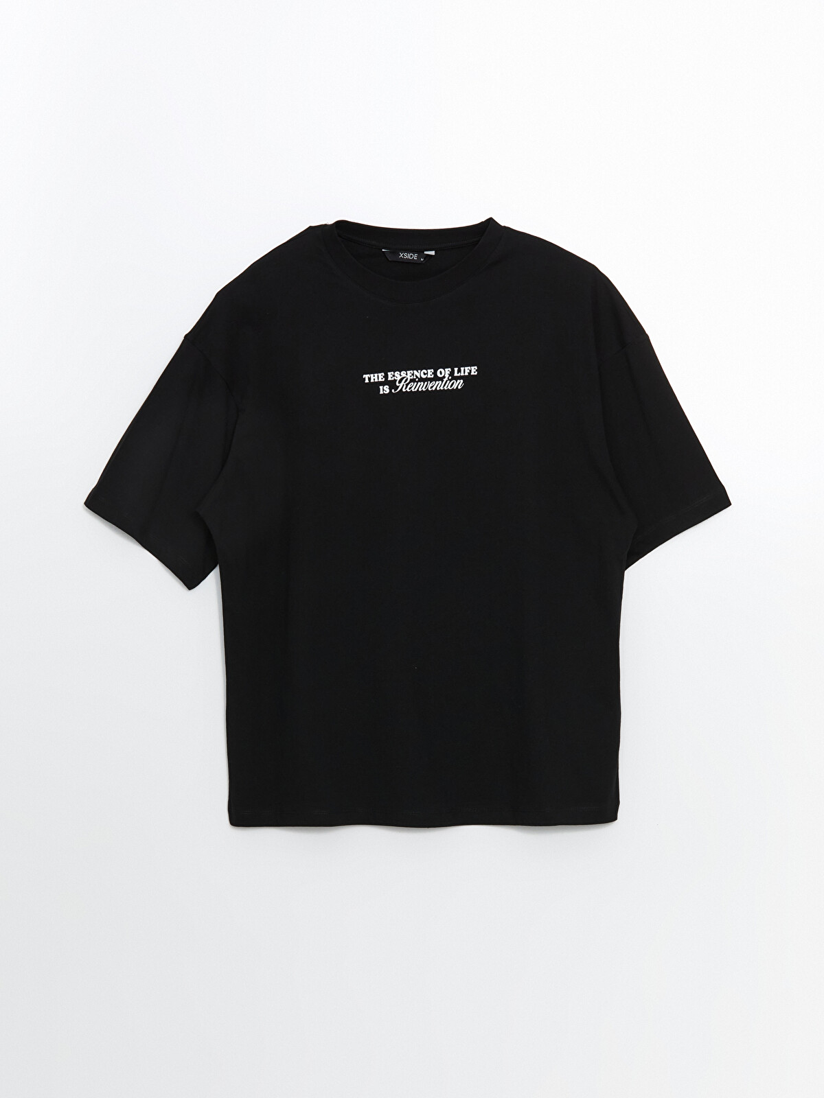 XSIDE Crew Neck Printed Men's T-shirt - S5FD81Z8-CVL | LC Waikiki