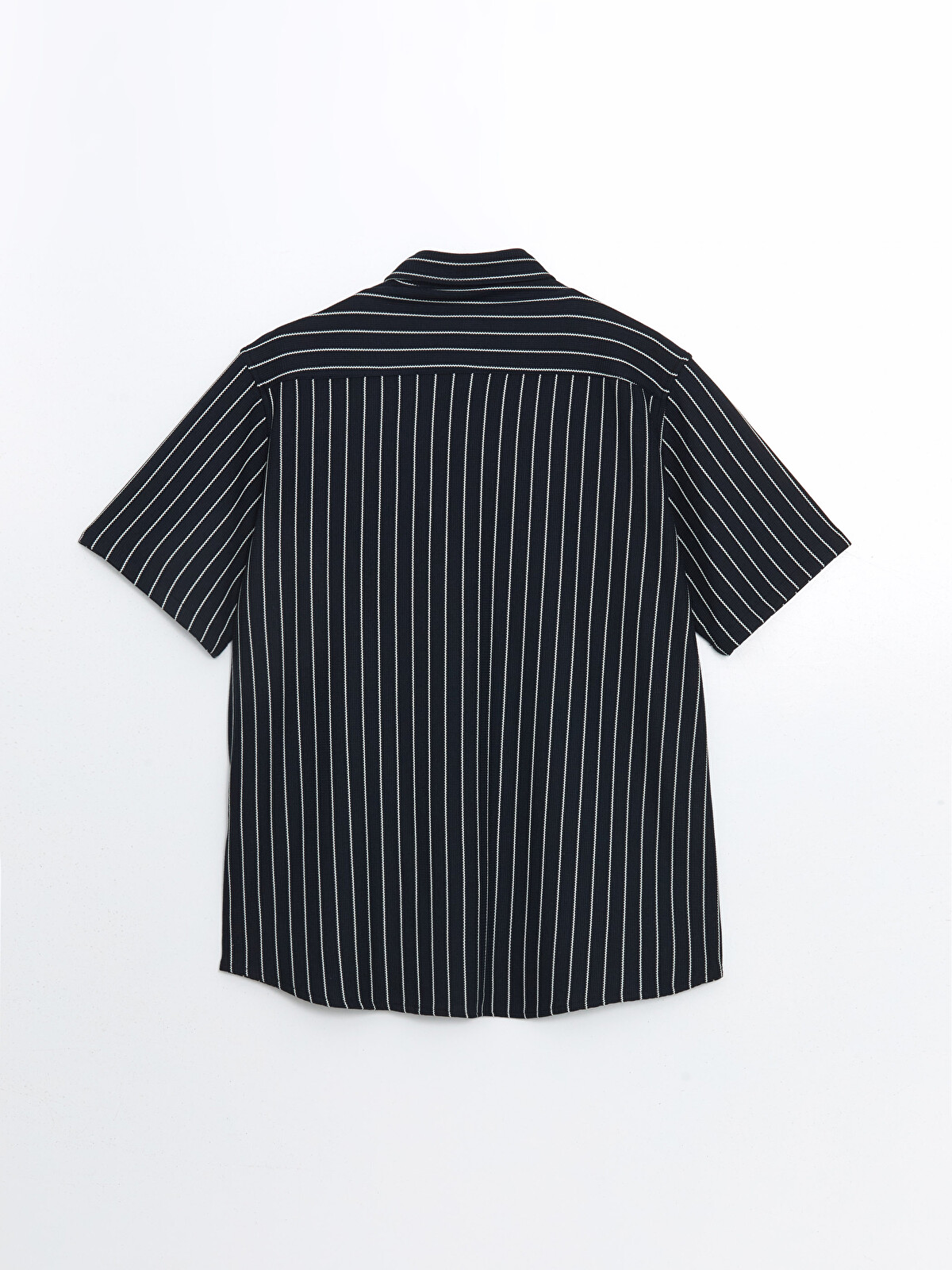 LCW Vision Regular Fit Short Sleeve Striped Men's Shirt - S5FD83Z8