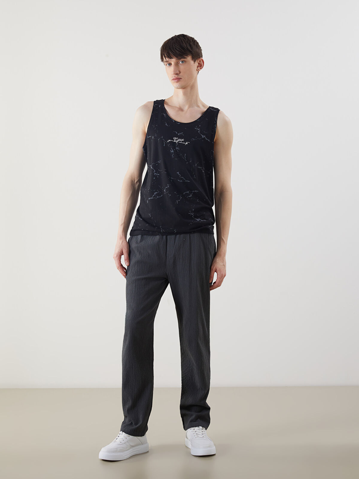 【KT dreamerさん専用】完売品！8YARDS LaidBack Hood XSIDE Crew Neck Printed Men's Sleeveless T-Shirt -S5FD95Z8
