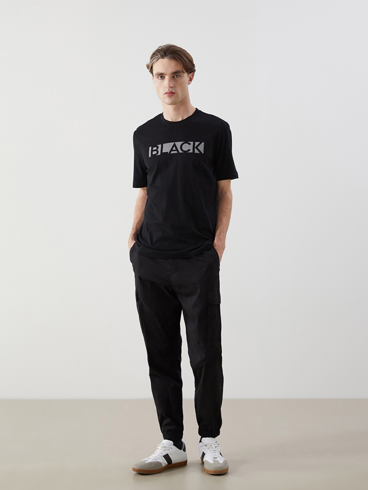 XSIDE Crew Neck Printed Jersey Men's T-shirt - S5FE43Z8-CVL | LC