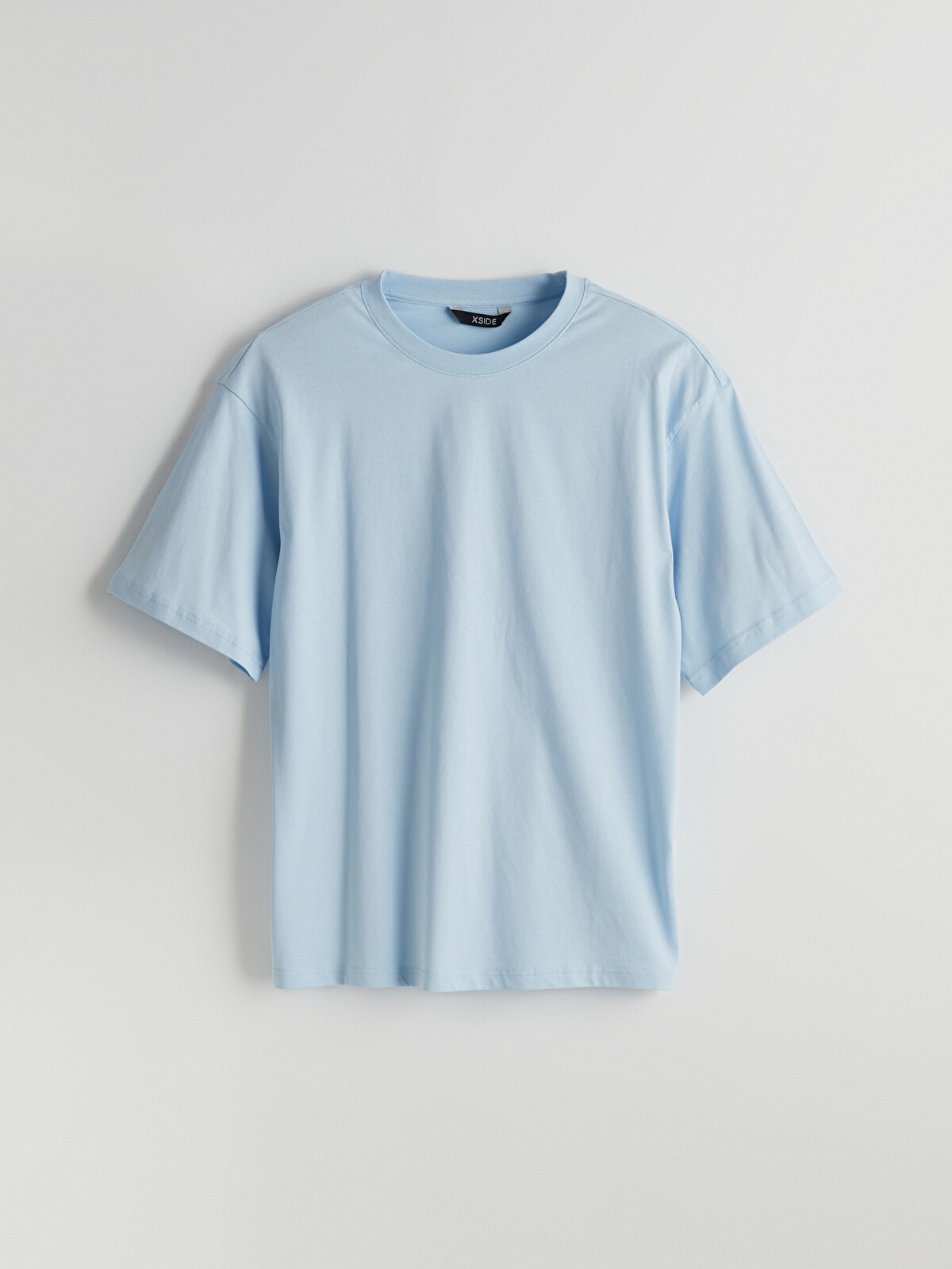 XSIDE Crew Neck Plain Men's T-Shirt - S5FF13Z8-G0K - LC Waikiki