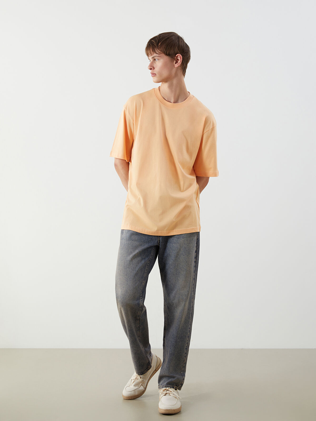 専用です☺︎ XSIDE Crew Neck Printed Jersey Men's T-Shirt -S5QN81Z8-J2Z