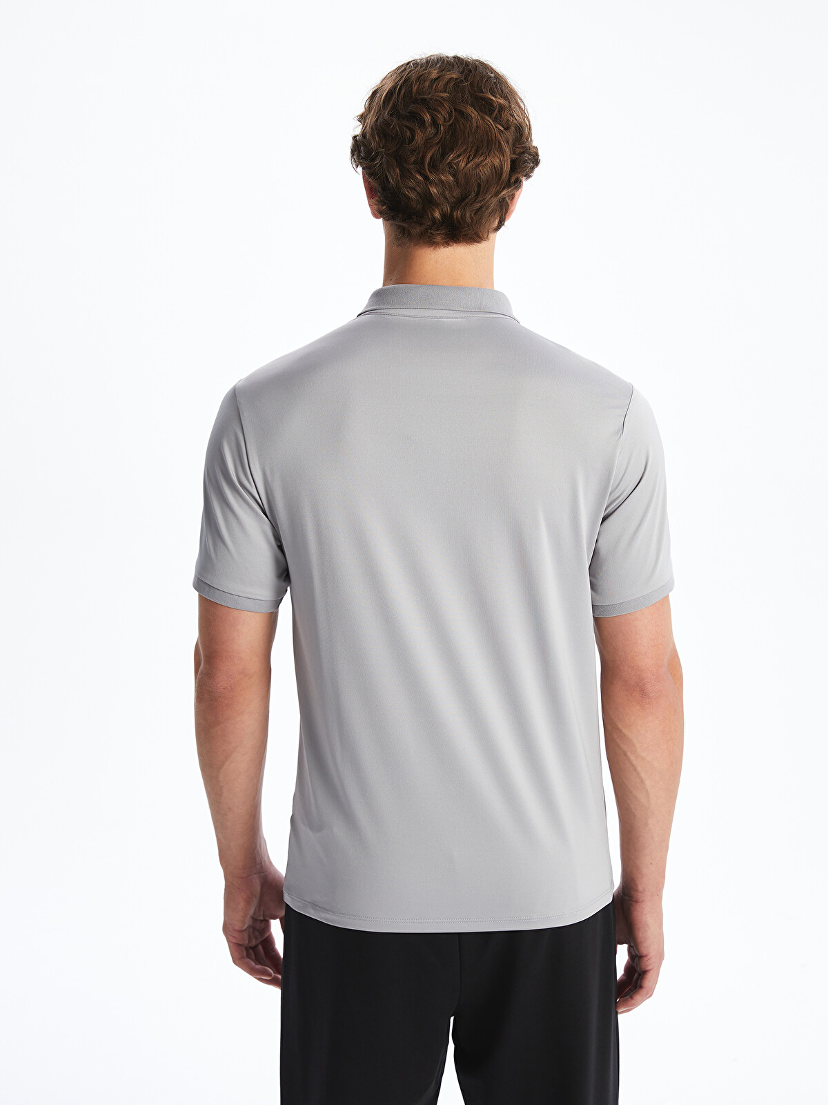 XSIDE ACTIVE Gri Polo Yaka Erkek Spor Tişört - S5FF22Z8-GD5 | LCW