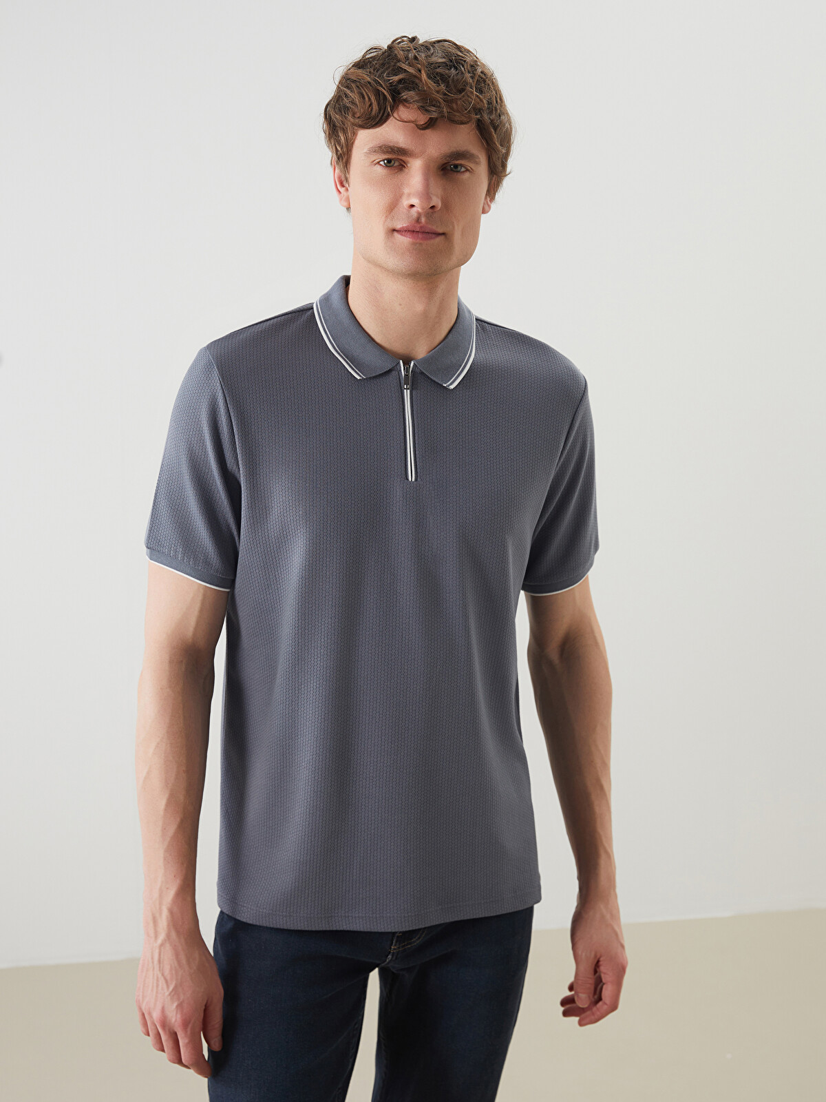 【OVY】Standard Seed Stitch Polo　Lサイズ Standard Seed Stitch Polo | OVY