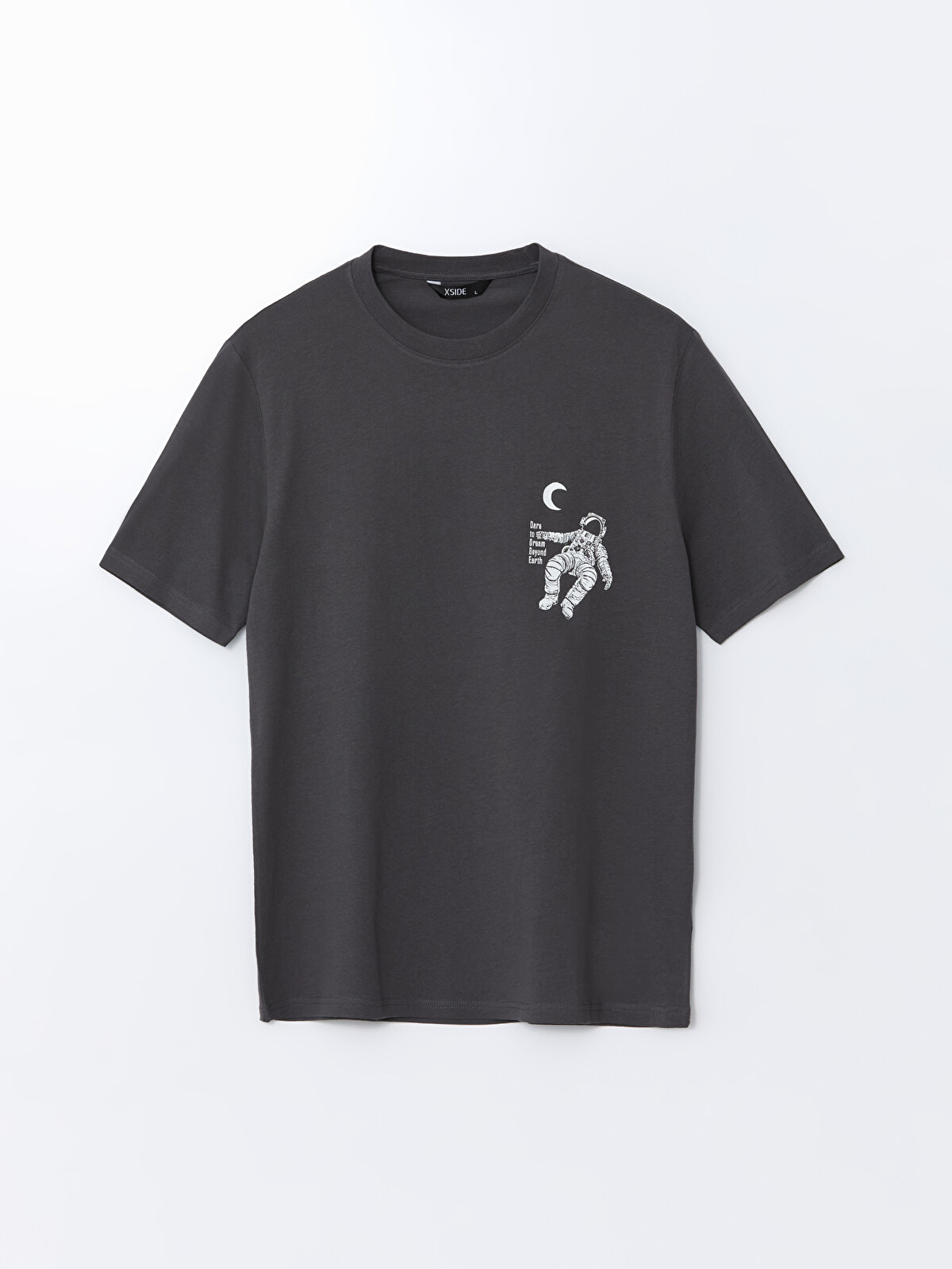 XSIDE Crew Neck Printed Jersey Men's T-shirt - S5FL35Z8-VZ8 | LC