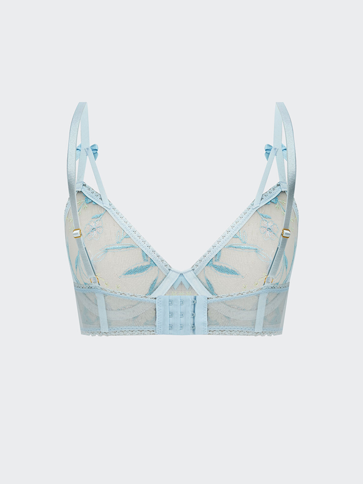 LCW DREAM Wired Non-Padded Embroidered Fancy T-Shirt Bra
