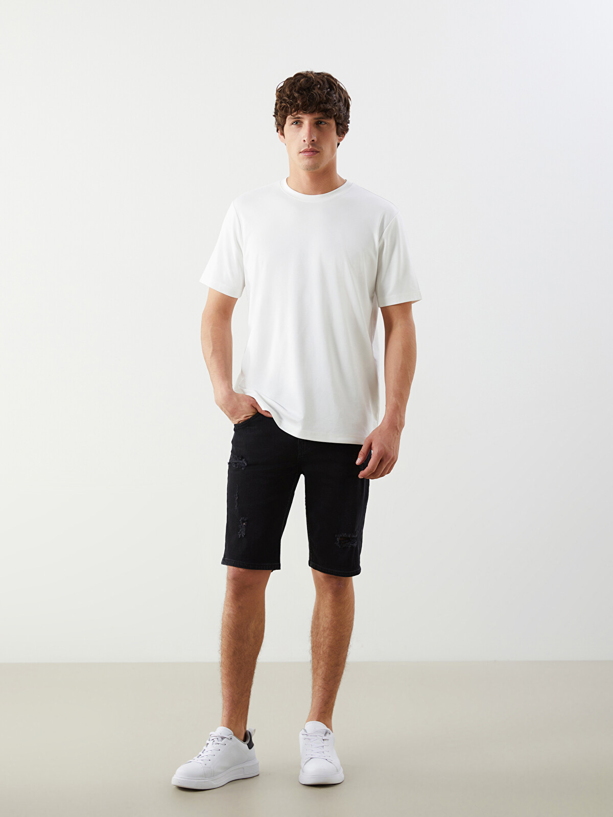 LCW Jeans Супер Узкие Джинсовые Шорты Для Мужчин - S5FN06Z8-326