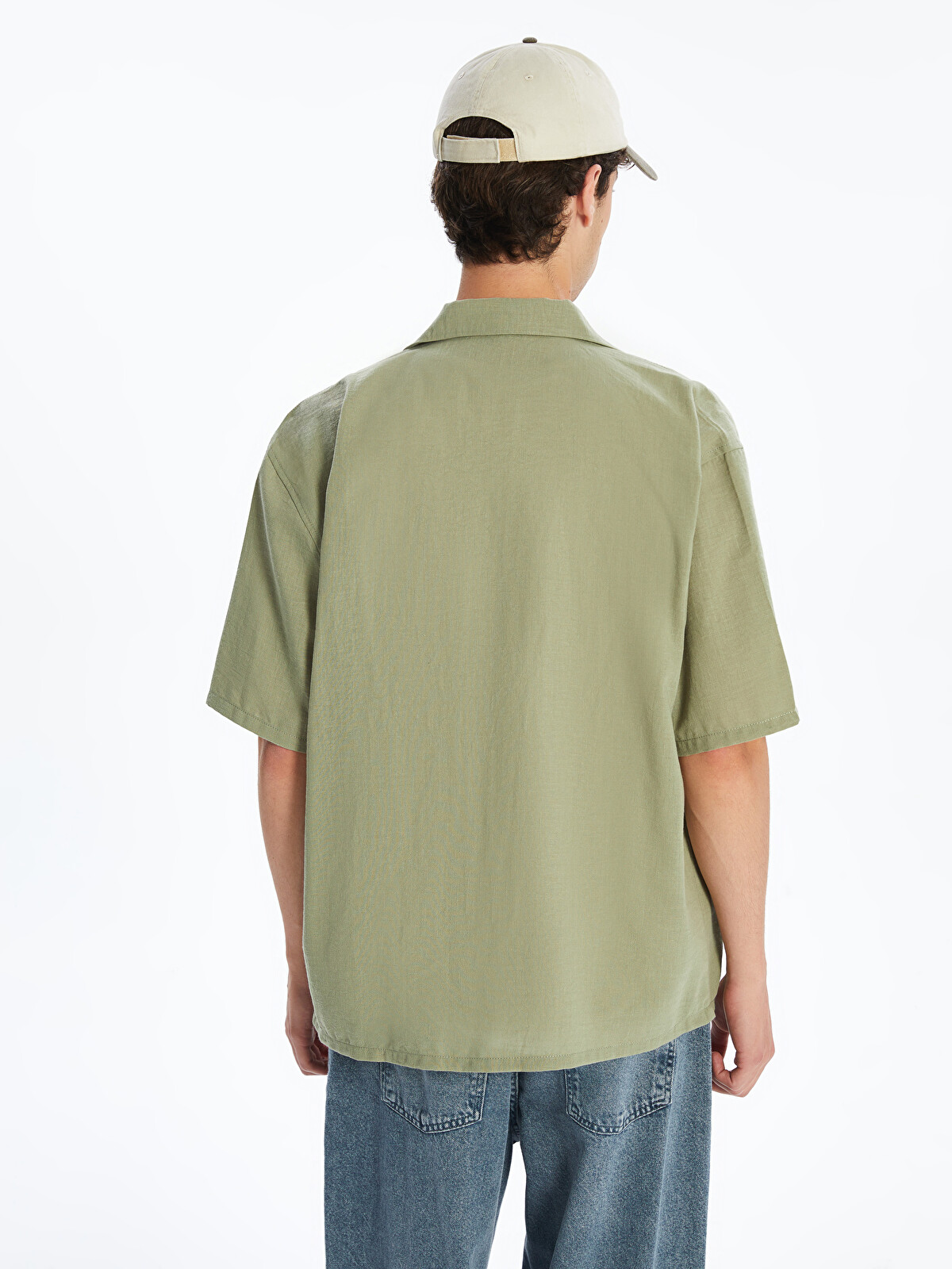 XSIDE Relaxed Fit Resort Collar Short Sleeve Men's Shirt