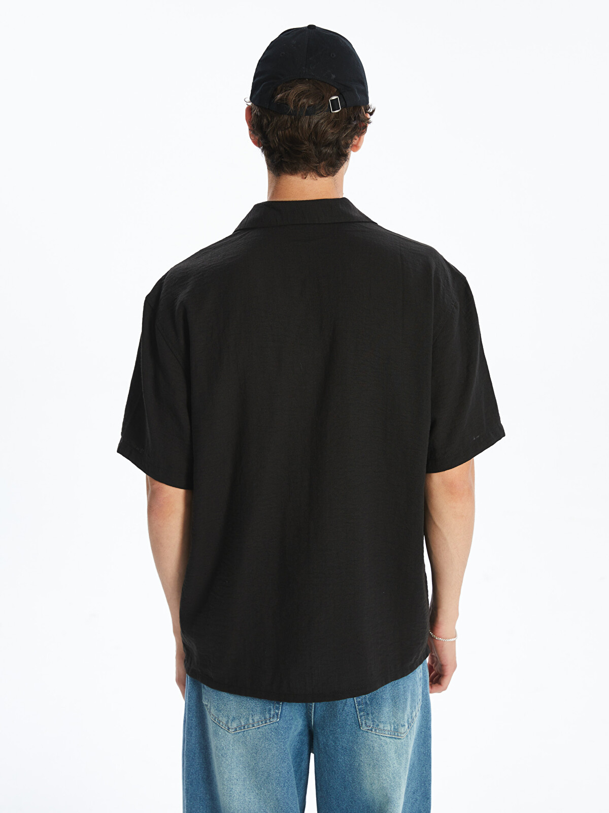 XSIDE Relaxed Fit Resort Collar Short Sleeve Men's Shirt