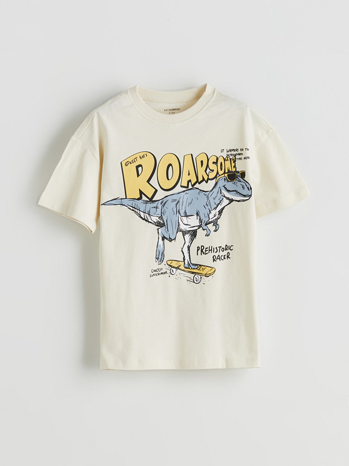 LCW Kids Dinosaur Print Boys' T-shirt And Shorts 2 Pack - S5FQ62Z1