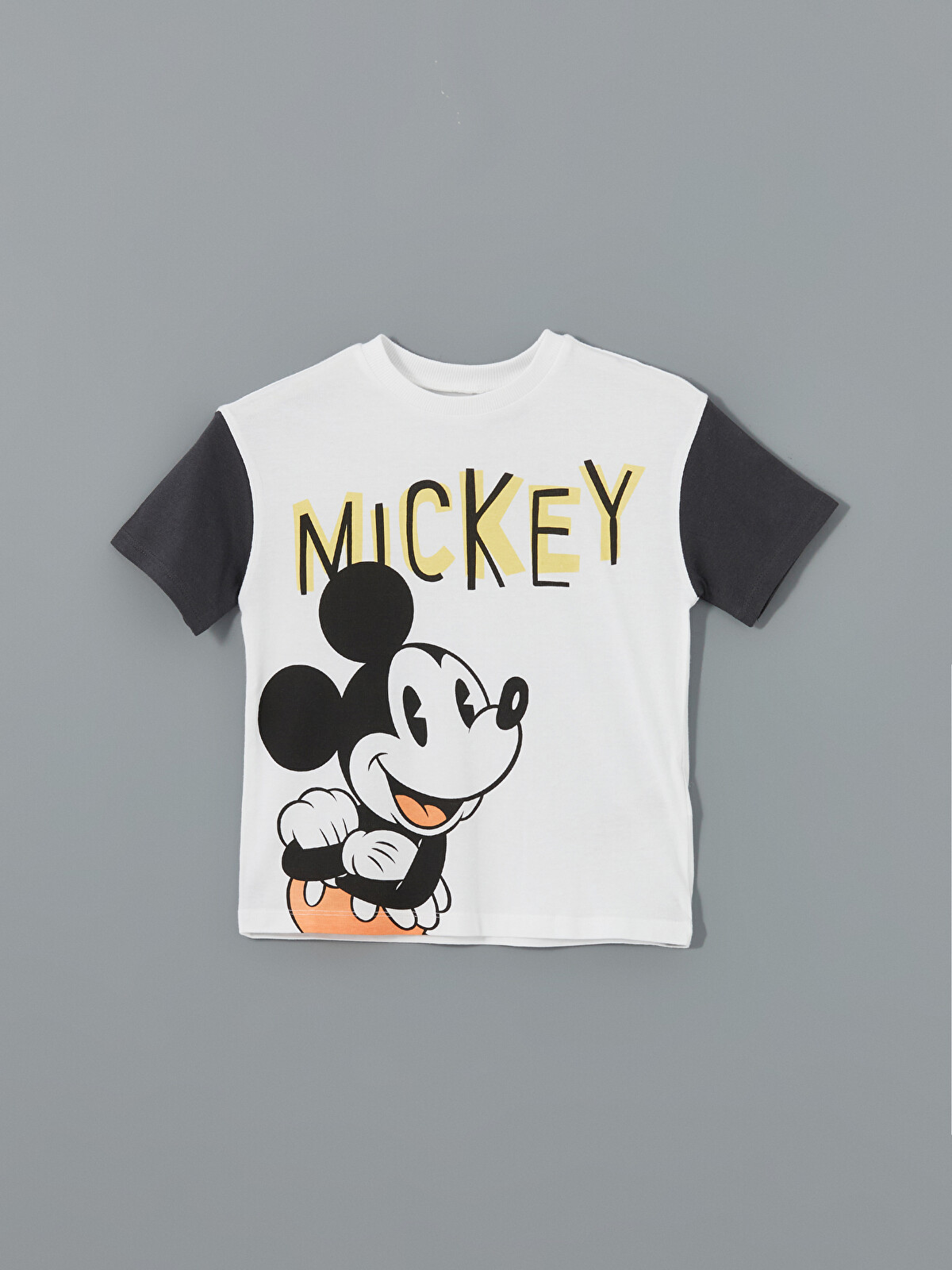 LCW Kids Mickey Mouse Printed Boys' T-Shirt - S5FY67Z1-Q6K - LC
