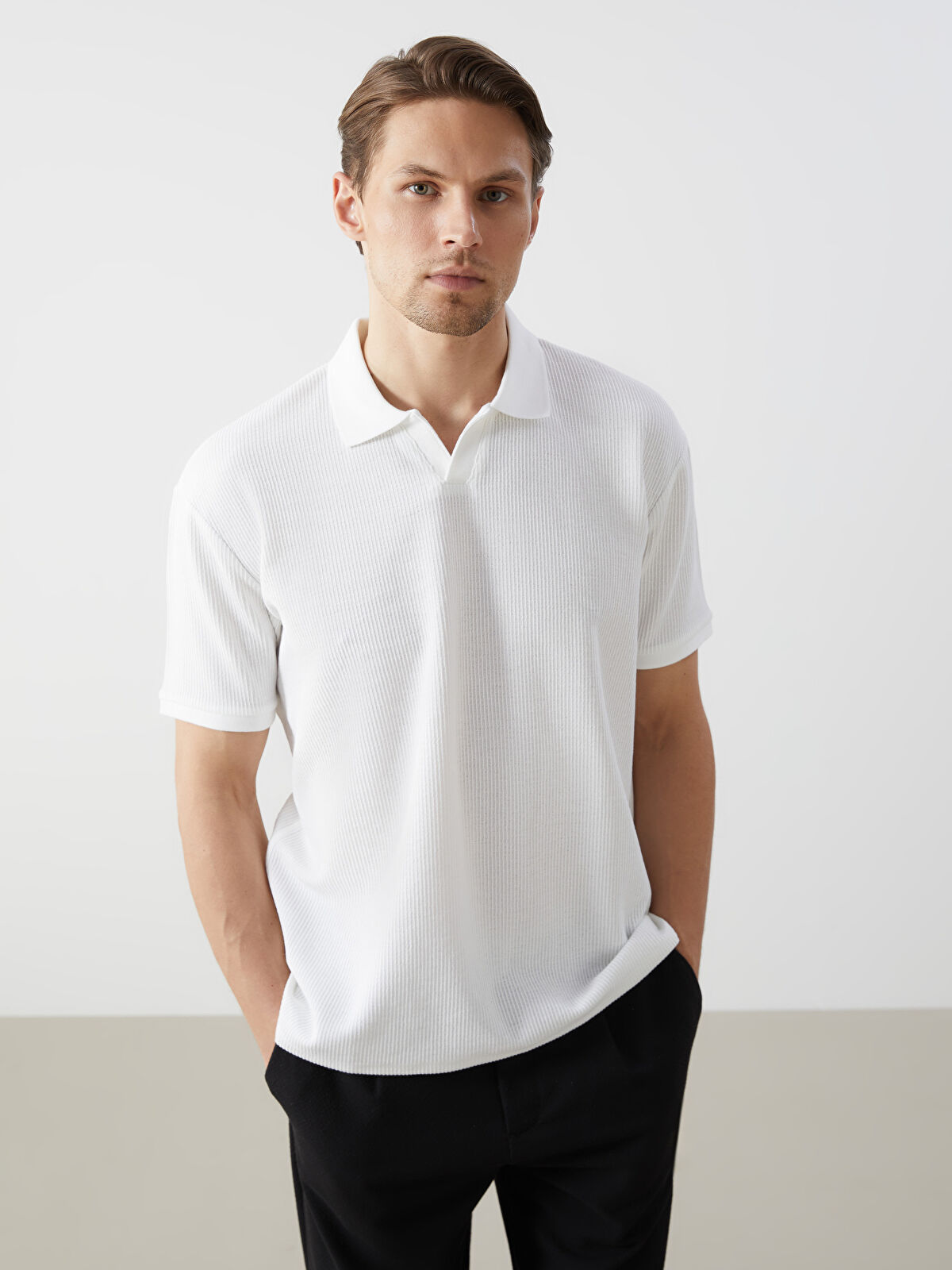 UNIFREE polo neck short sleeved T-shirt レディース