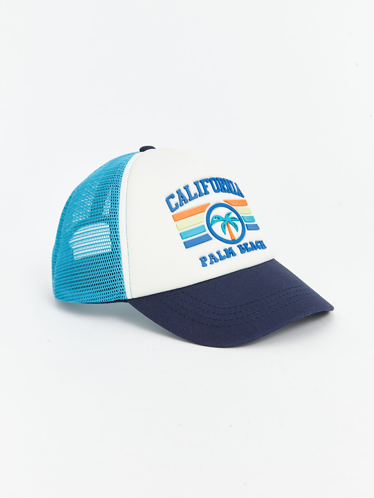 LCW ACCESSORIES Printed Mesh Detail Boys' Baseball Cap