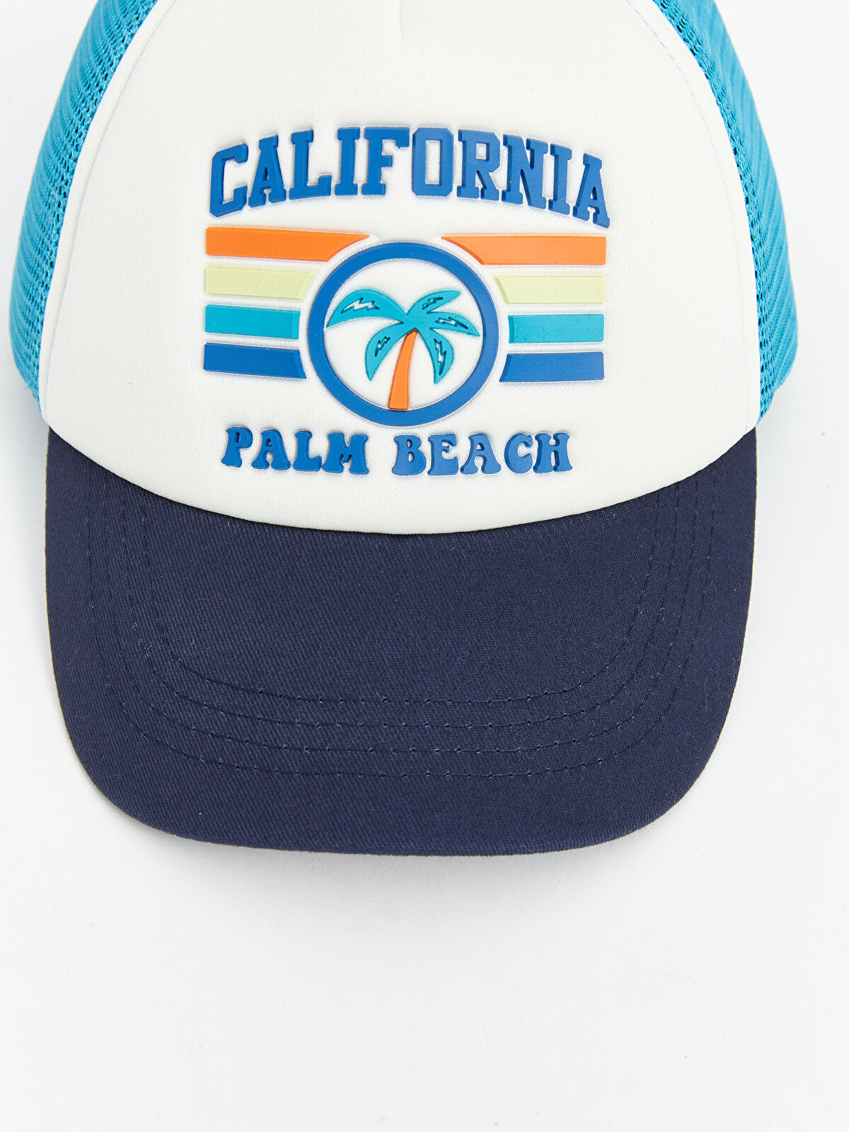 Printed Mesh Detail Boys' Baseball Cap -S5G530Z4-JYX - LC