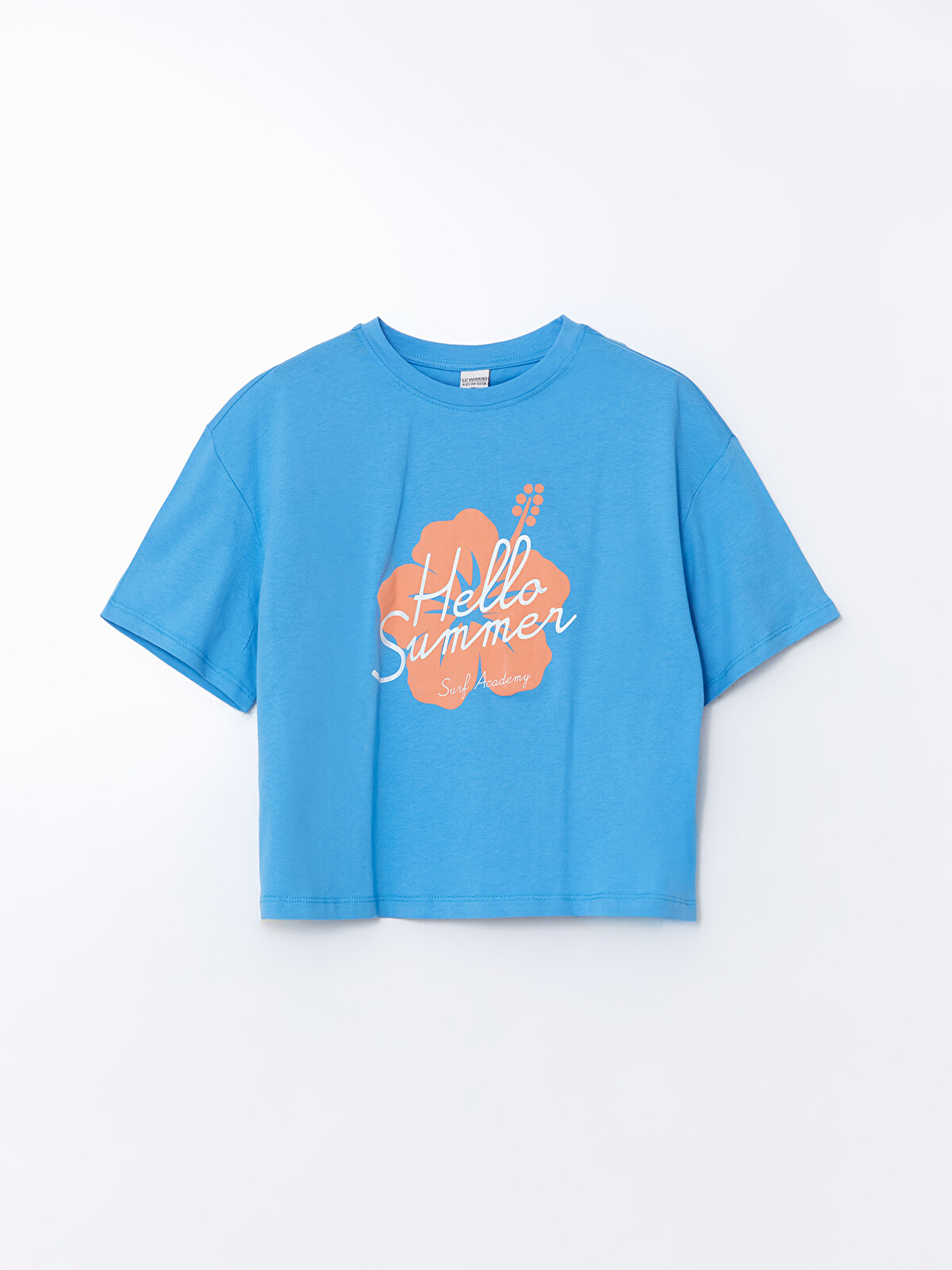 ちーちページ LCW Kids Bisiklet Yaka Çiçekli Kız Çocuk Tişört - S5G574Z4-Z2S | LCW