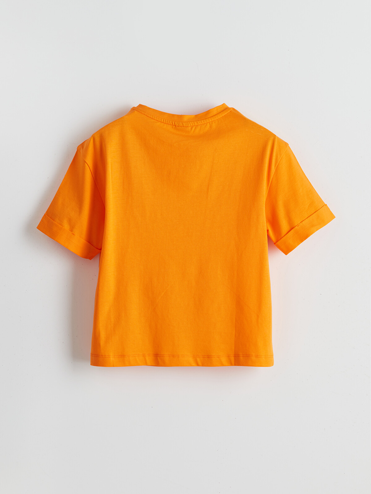 LCW Kids Crew Neck Short Sleeve Printed Girls' T-Shirt - S5G578Z4