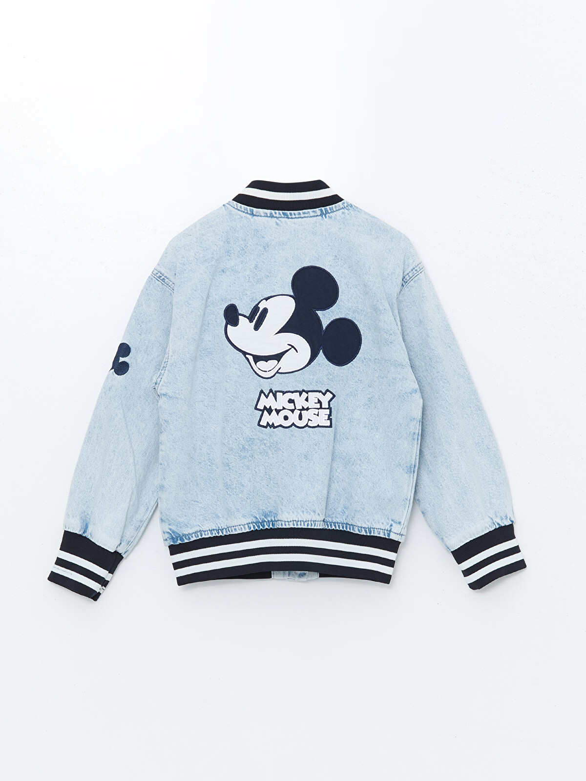 mikiko LCW Kids Bisiklet Yaka Mickey Mouse Baskılı Kız Çocuk Tişört