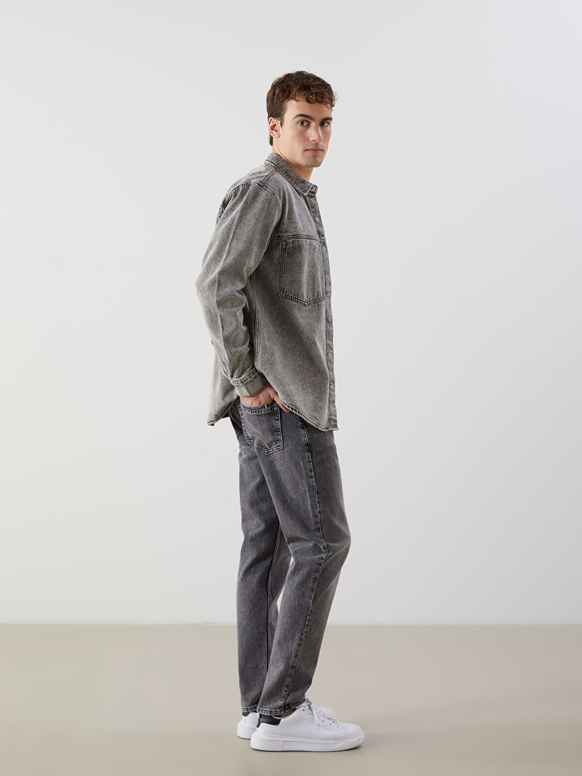 Antrasit 710 Loose Fit Erkek Jean Pantolon - S5GP69Z8-M0U | LCW