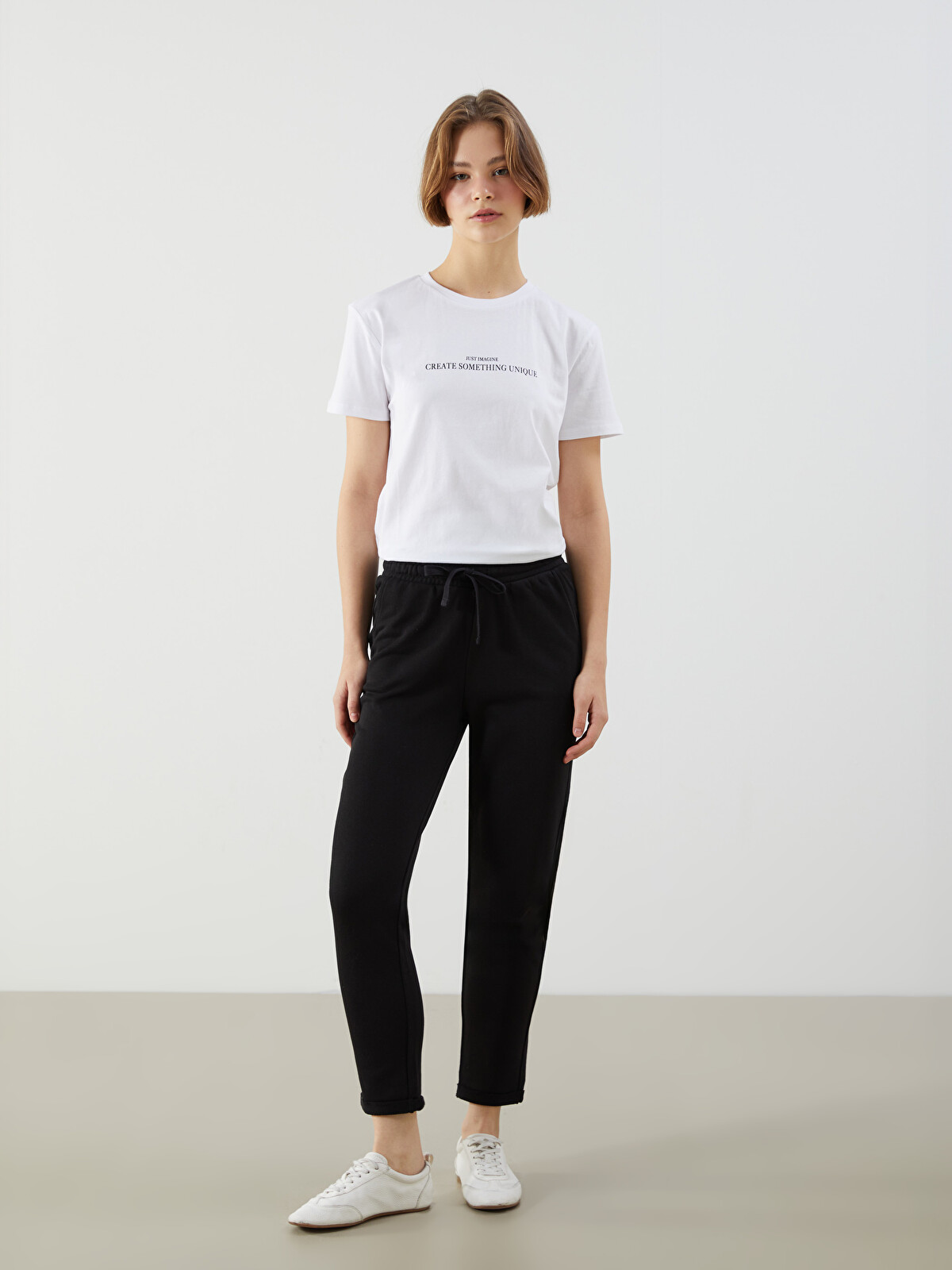 XSIDE Women's Sweatpants with Elastic Waist - S5GQ78Z8-CVL - LC