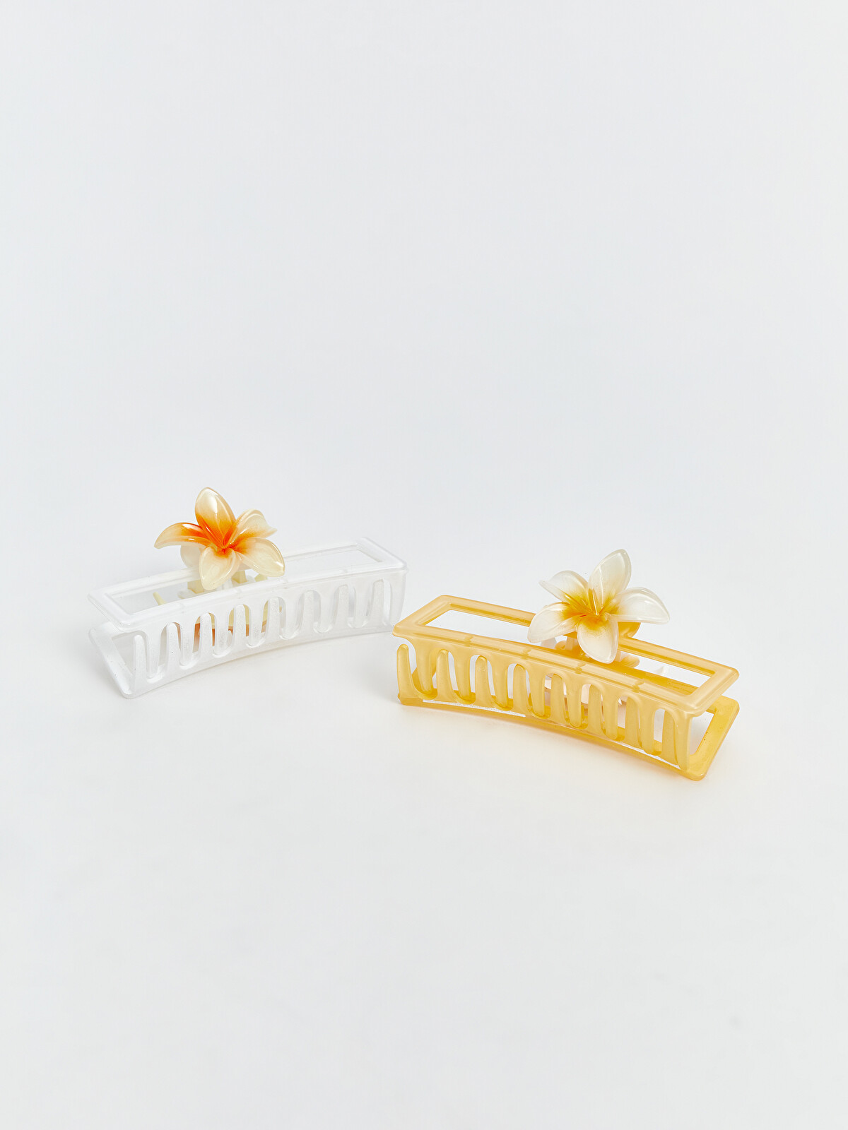 LCW JOY Floral Figured Women's Claw Clip 2 Pack - S5H096Z8-M0T
