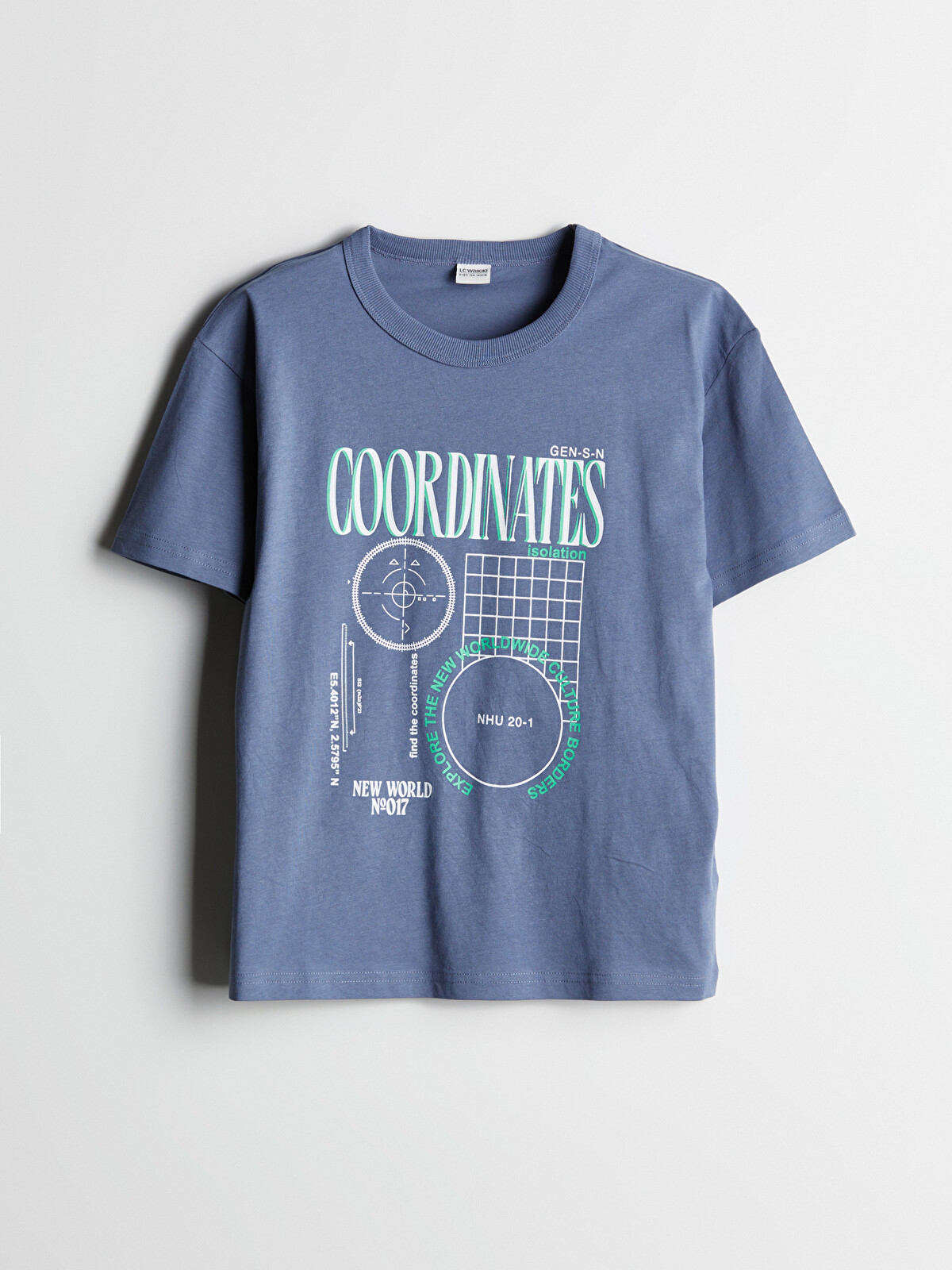 LCW Kids Crew Neck Boys' T-Shirt - S5H101Z4-YLA | LC Waikiki