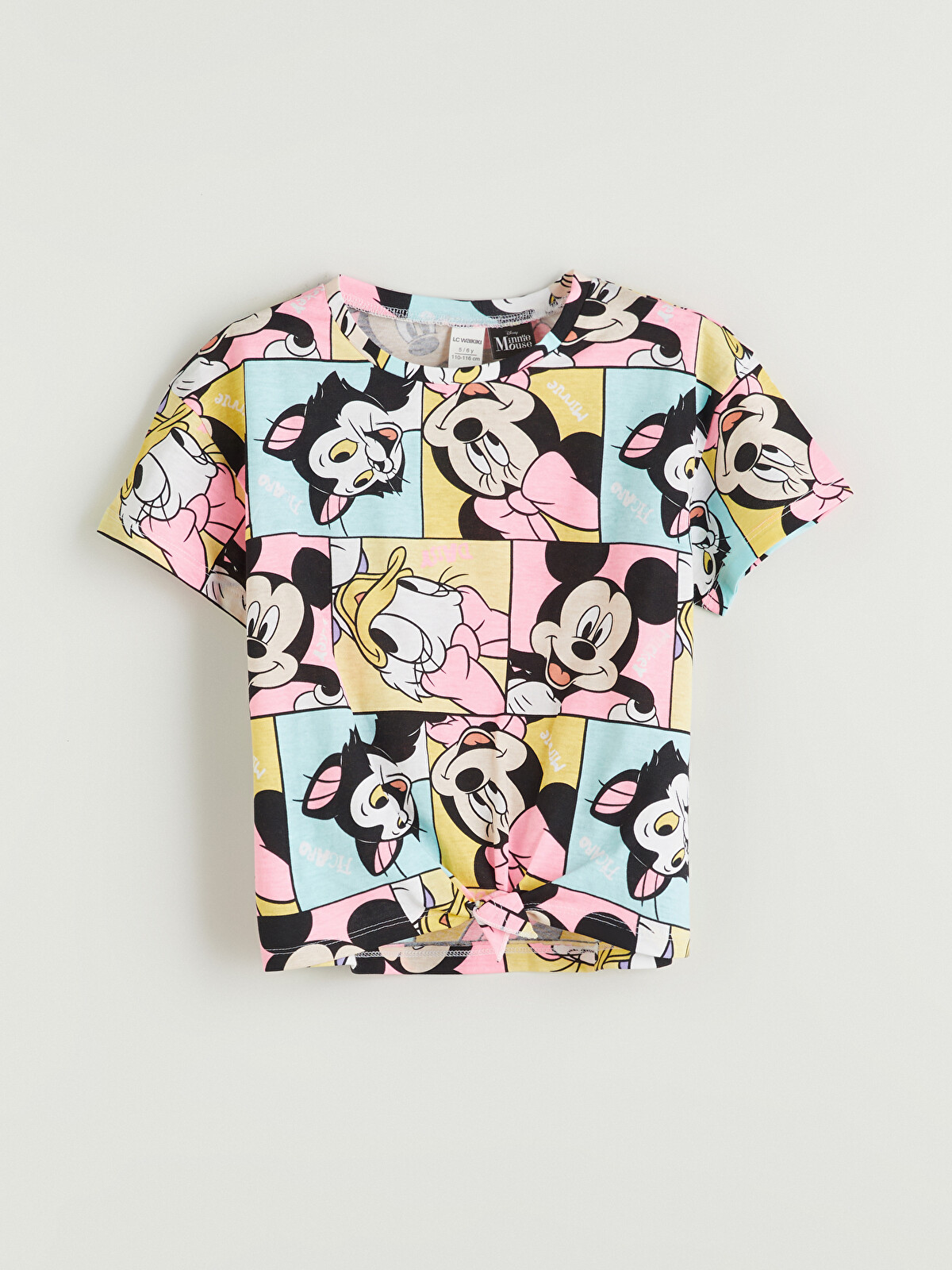 LCW Kids Minnie Mouse Printed Girls T-shirt And Leggings 2 Pack