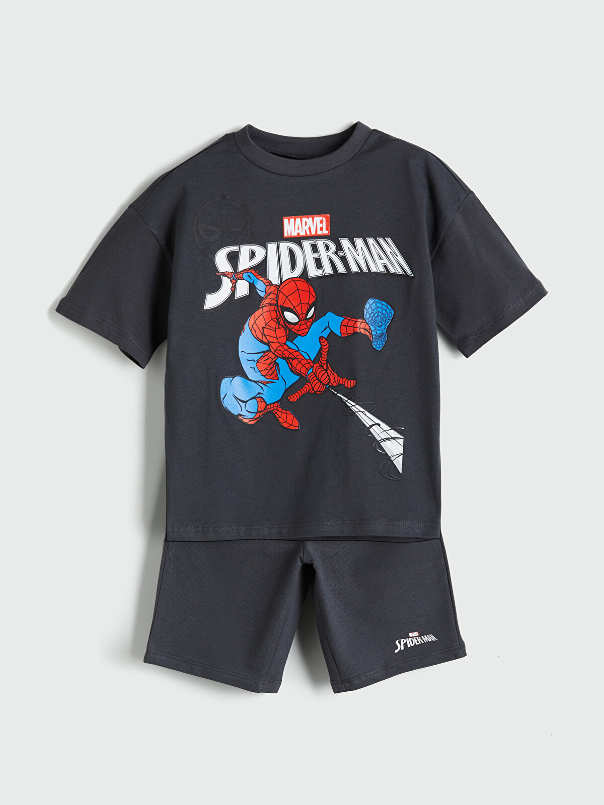 LCW Kids Spider-man Printed Boys' T-shirt And Shorts 2 Pack