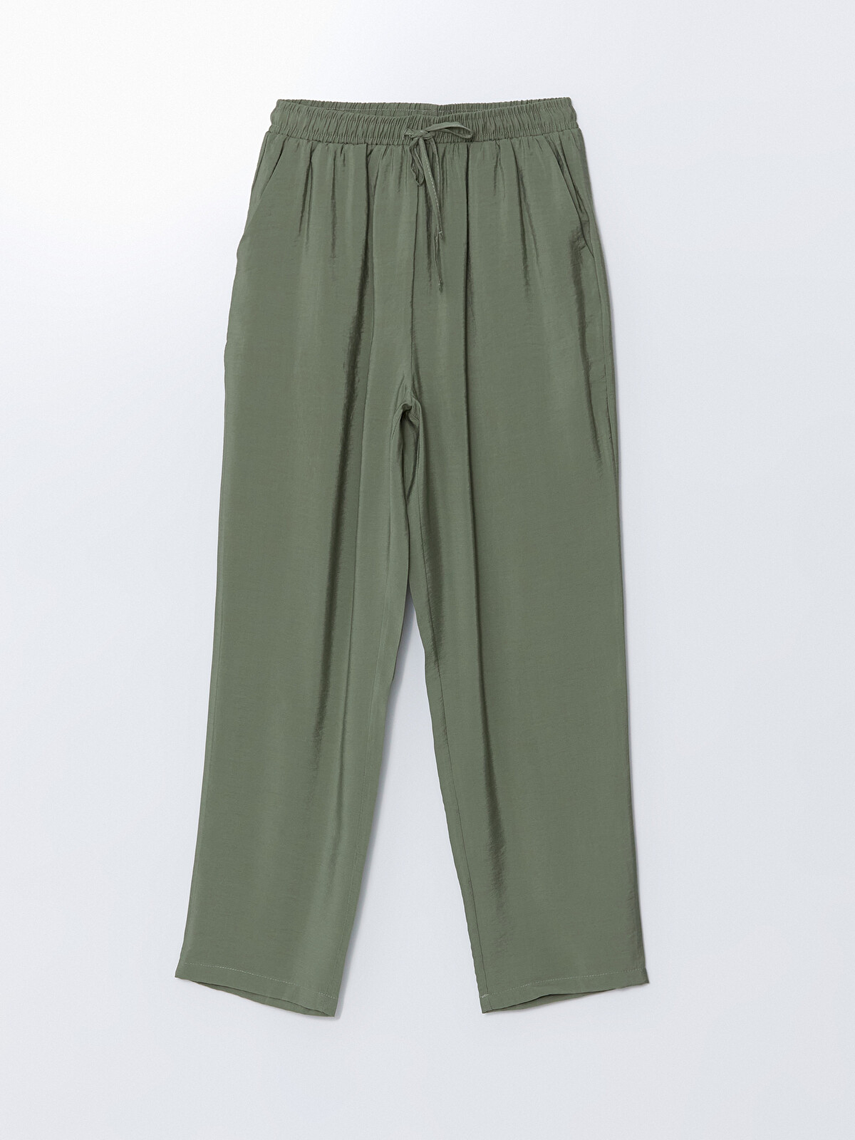 XSIDE Elastic Waist Women's Trousers - S5HD34Z8-DAM | LC Waikiki