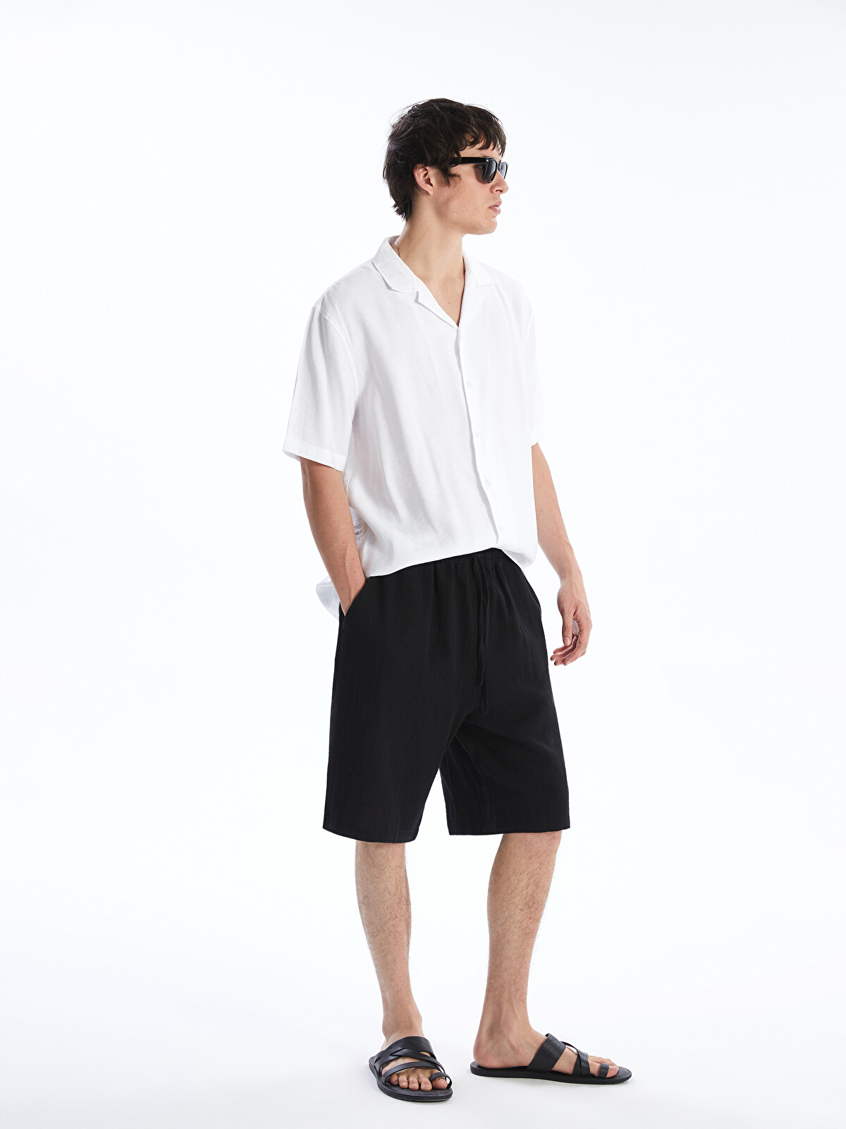 XSIDE Relaxed Fit Men's Shorts - S5HF85Z8-RQL | LC Waikiki