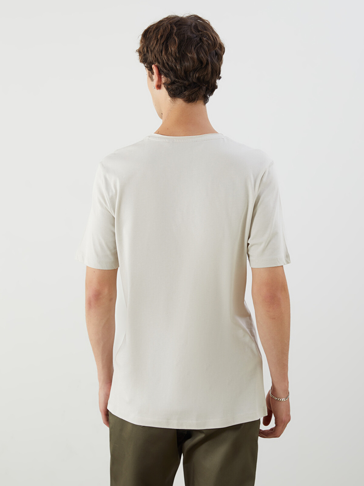 XSIDE Crew Neck Short Sleeve Men's T-shirt - S5HK66Z8-Z6W | LC Waikiki