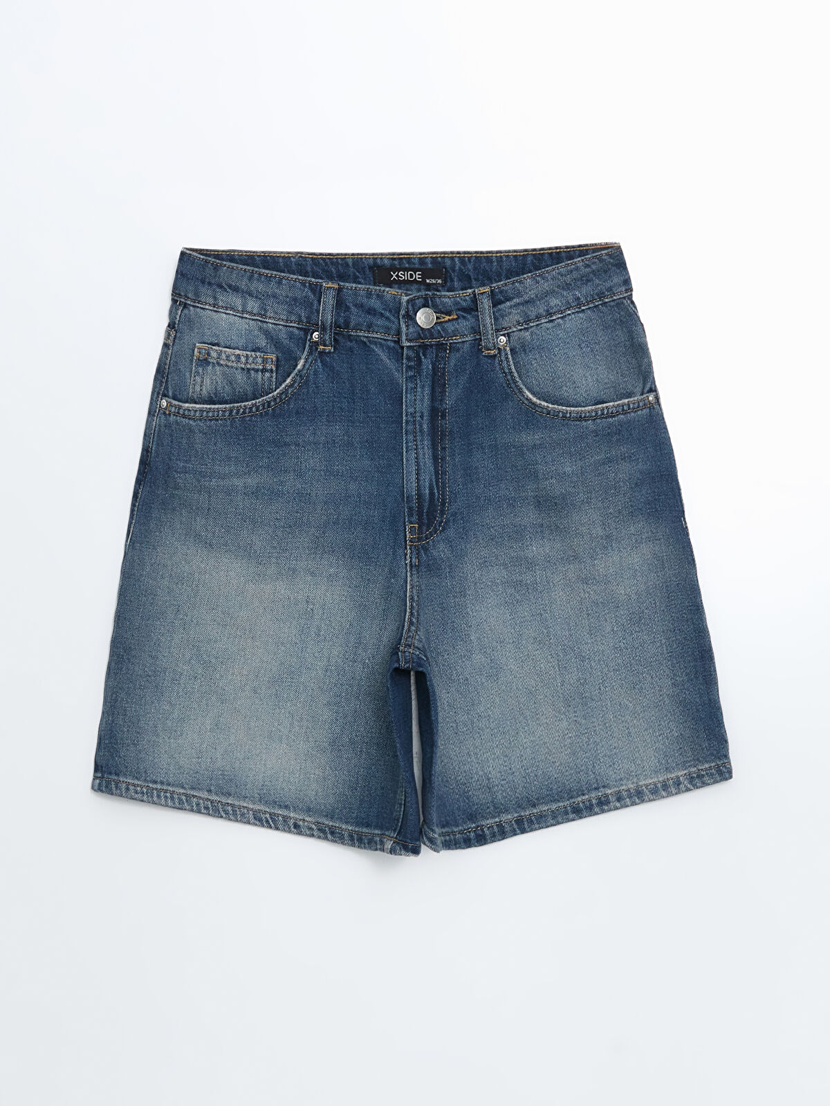 High Waisted Extra Slim Fit Women's Denim Shorts -S5HK97Z8