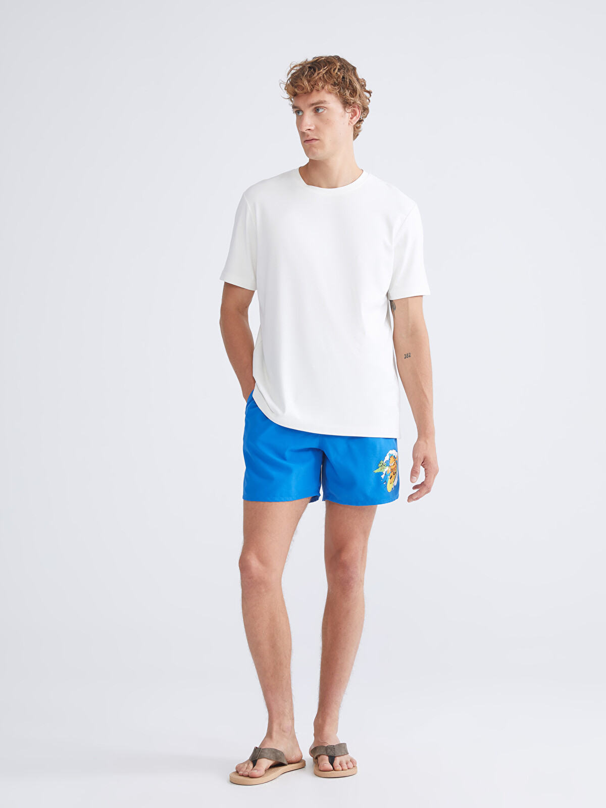 H&O×NW SST25 XSIDE Pantaloni scurți de înot pentru Bărbați, Lungime Scurtă