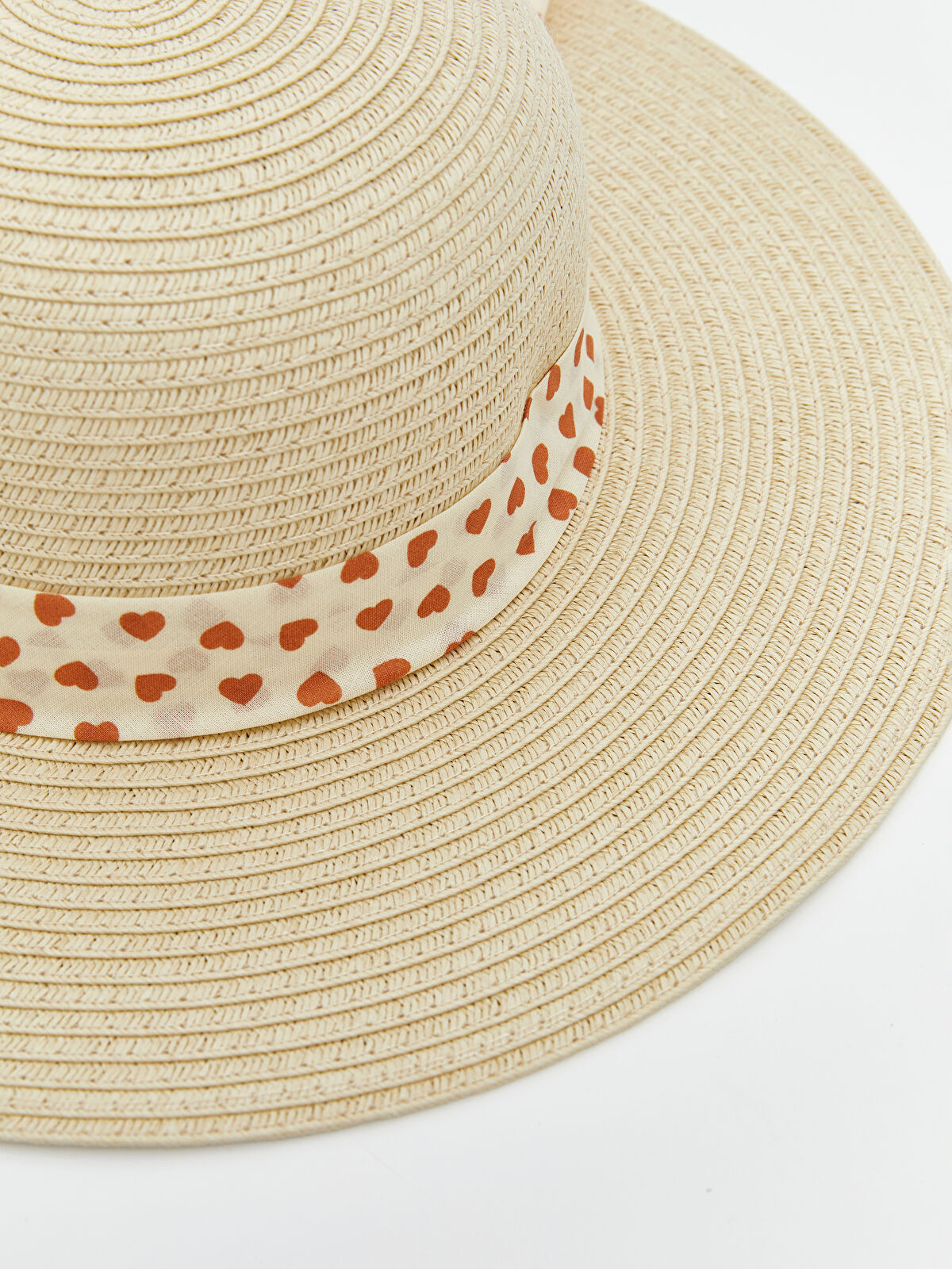 LCW ACCESSORIES Heart Patterned Straw Girls' Hat -S5I207Z4